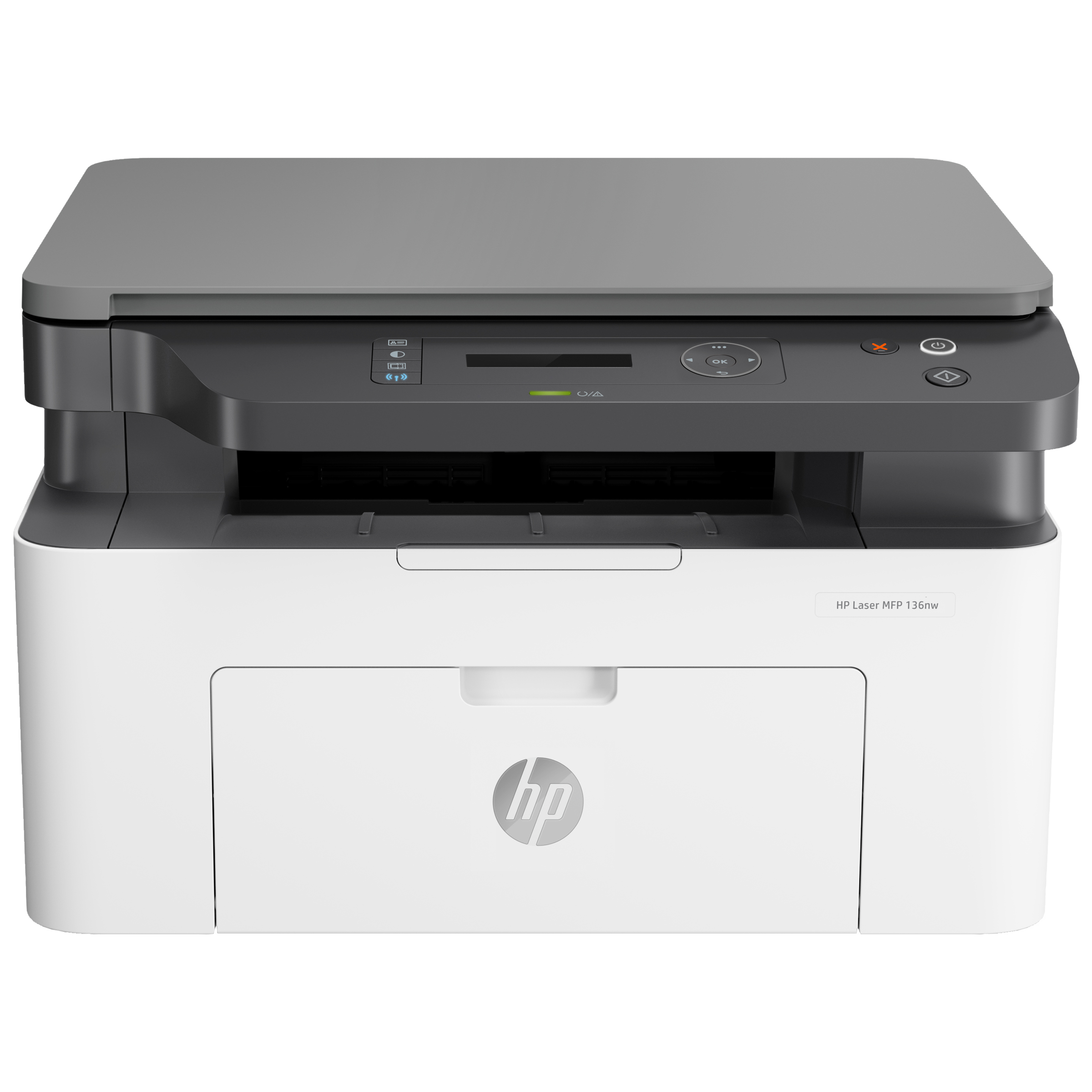 HP Laser 136nw Wireless Black & White Multi-Function Laserjet Printer (Mobile Printing Capability, 4ZB87A, White) HP Laser 136nw Wireless Black & White Multi-Function Laserjet Printer (Mobile Printing Capability, 4ZB87A, White)_1