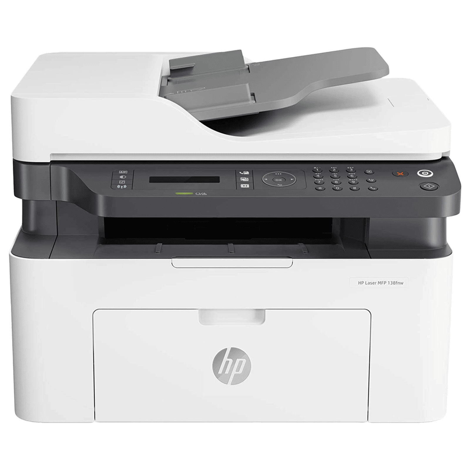 HP Laser 138fnw Wireless Black & White Multi-Function Laserjet Printer (Mobile Printing Capability, 4ZB91A, White)_1