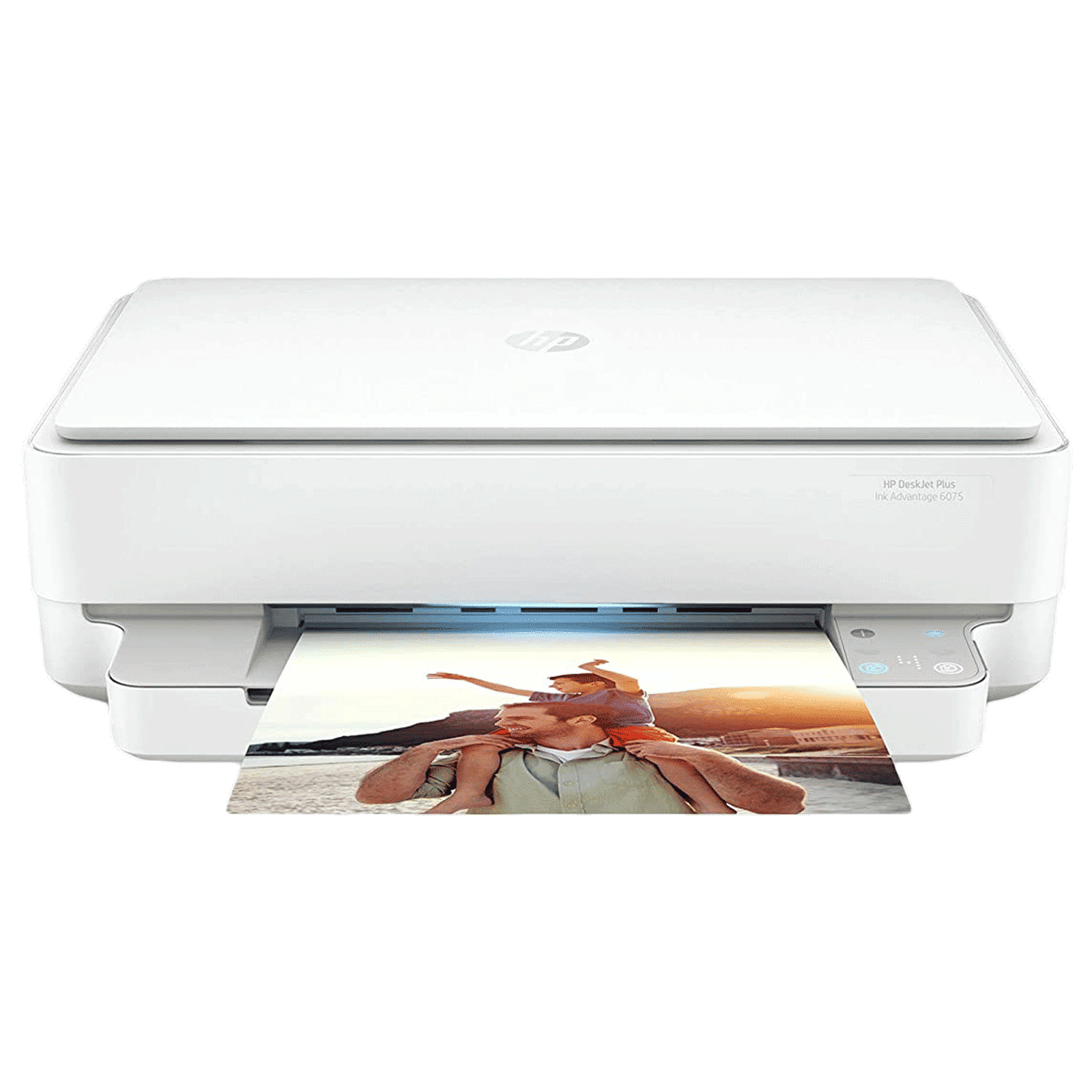 HP DeskJet Plus Ink Efficient 6075 Wireless Color All-in-One Inkjet Printer (Automatic Duplex Printing, 5SE26B, White) HP DeskJet Plus Ink Efficient 6075 Wireless Color All-in-One Inkjet Printer (Automatic Duplex Printing, 5SE26B, White)_1