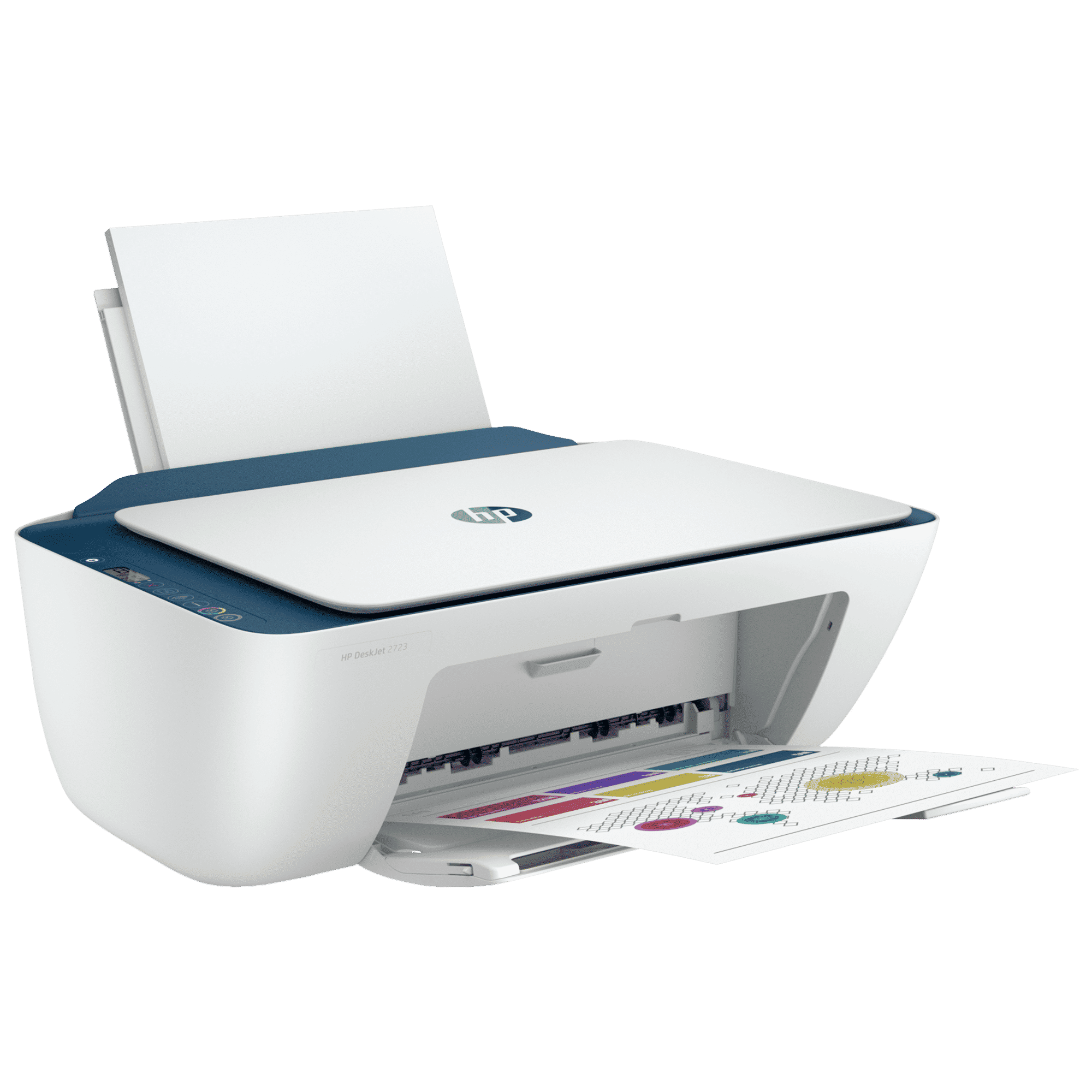 HP DeskJet 2723 Wireless Color All-in-One Inkjet Printer (Hassle-Free Ink Management, 7FR53D, Black)_2