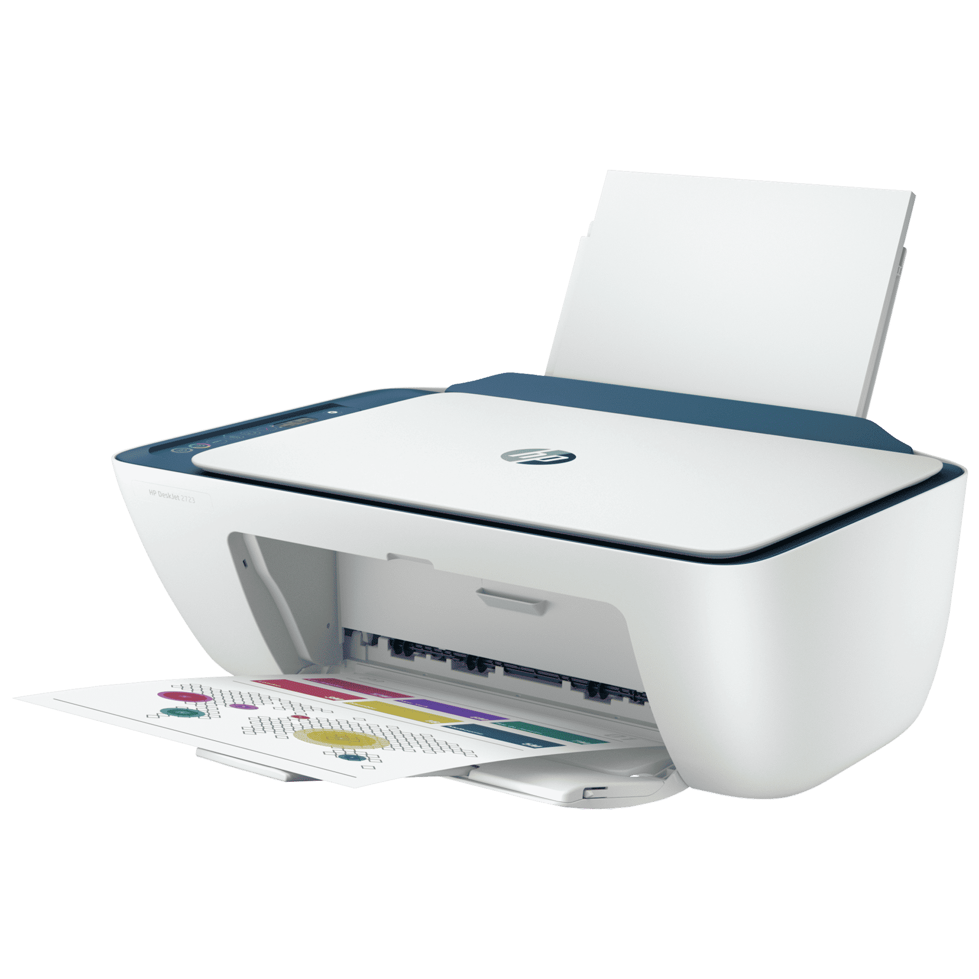 HP DeskJet 2723 Wireless Color All-in-One Inkjet Printer (Hassle-Free Ink Management, 7FR53D, Black)_3