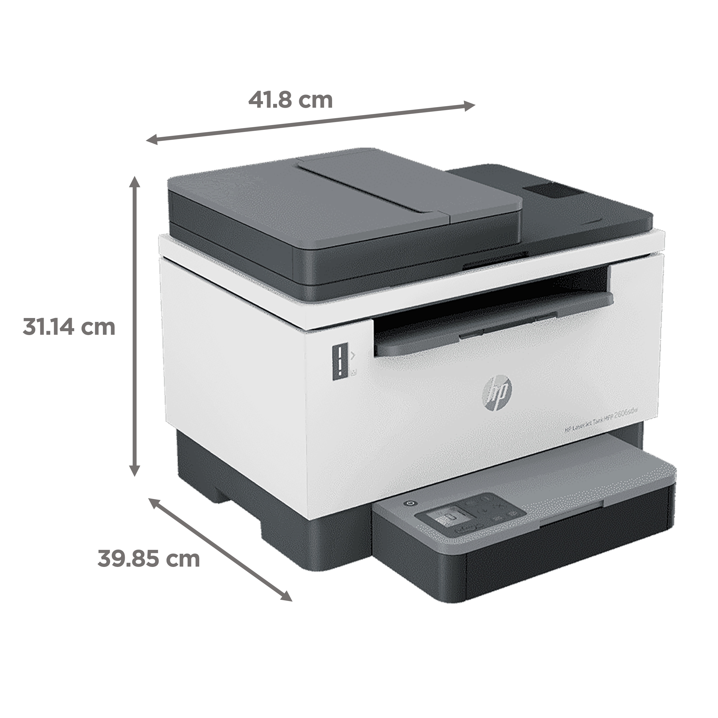 HP Laser Tank MFP 2606sdw Multi Function Wi-Fi Monochrome Laserjet Printer with Duplex Printing Automatic (Hi-Speed USB, Black & White)_2