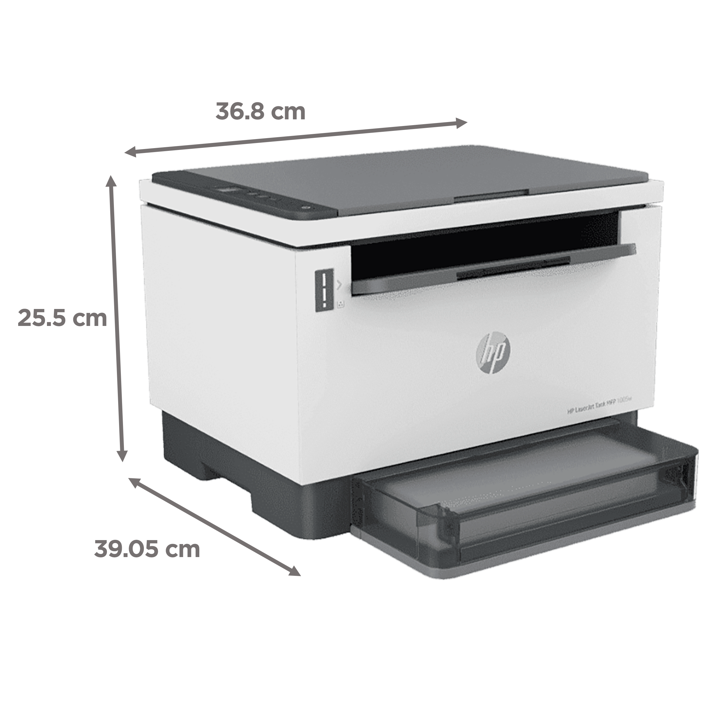 HP LaserJet Tank MFP 1005W Multi Function Wi-Fi Monochrome Laser Printer with Smart Guided Buttons (Auto On-Off Technology, Black & White)_2