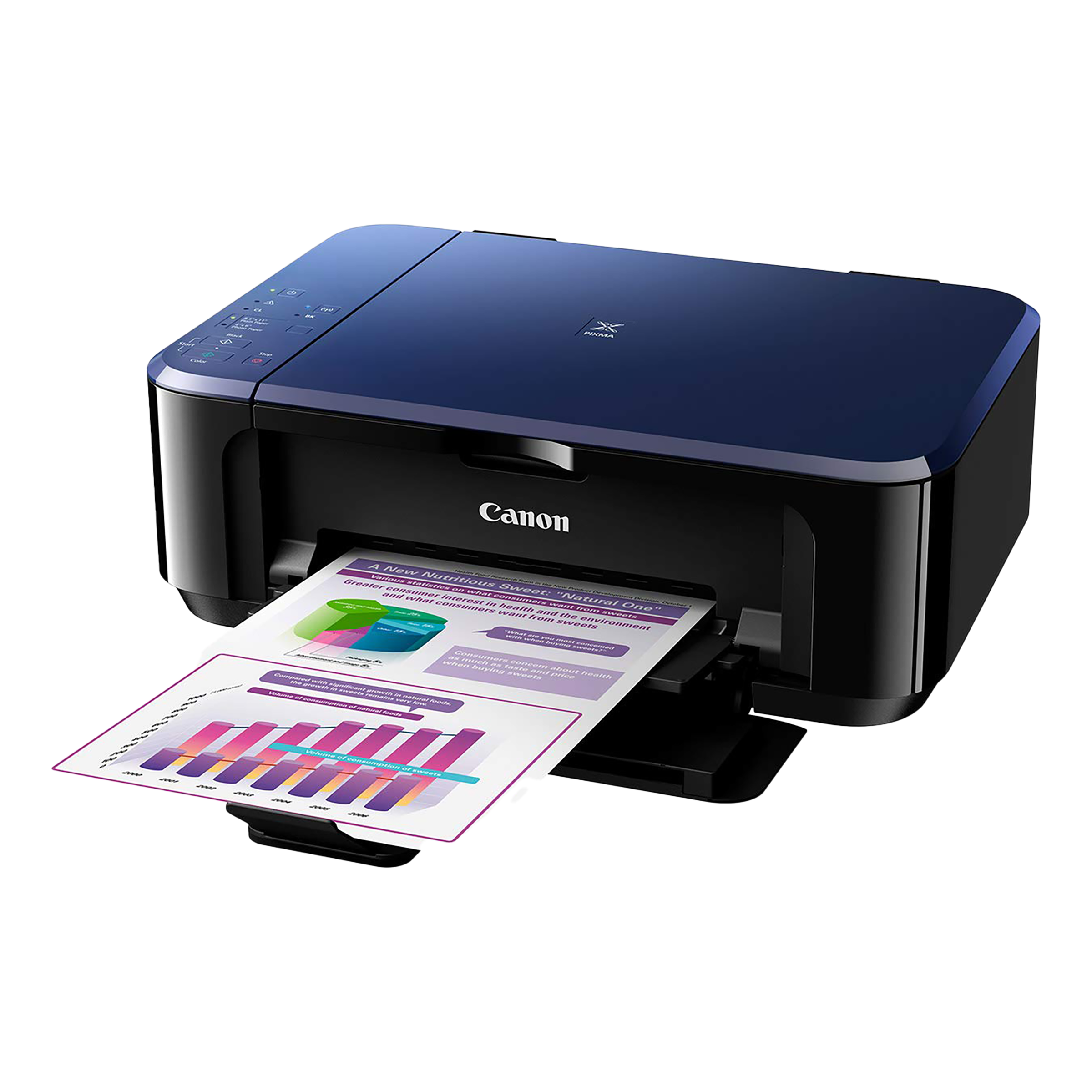 Canon Pixma E560 Wireless Color All-in-One Inkjet Printer (Auto Duplex Printing, 8992B023AA, Black)_2