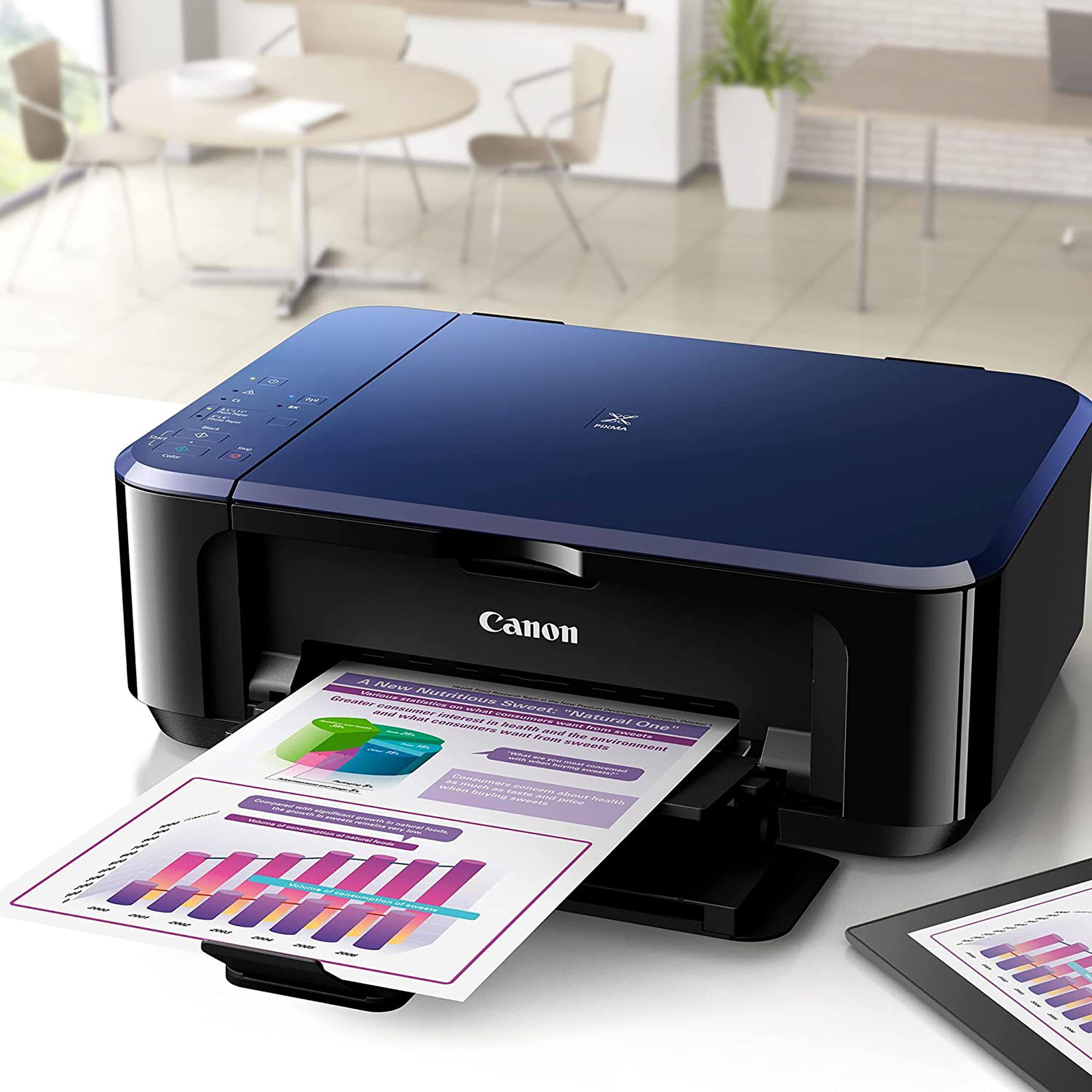 Canon Pixma E560 Wireless Color All-in-One Inkjet Printer (Auto Duplex Printing, 8992B023AA, Black)_4