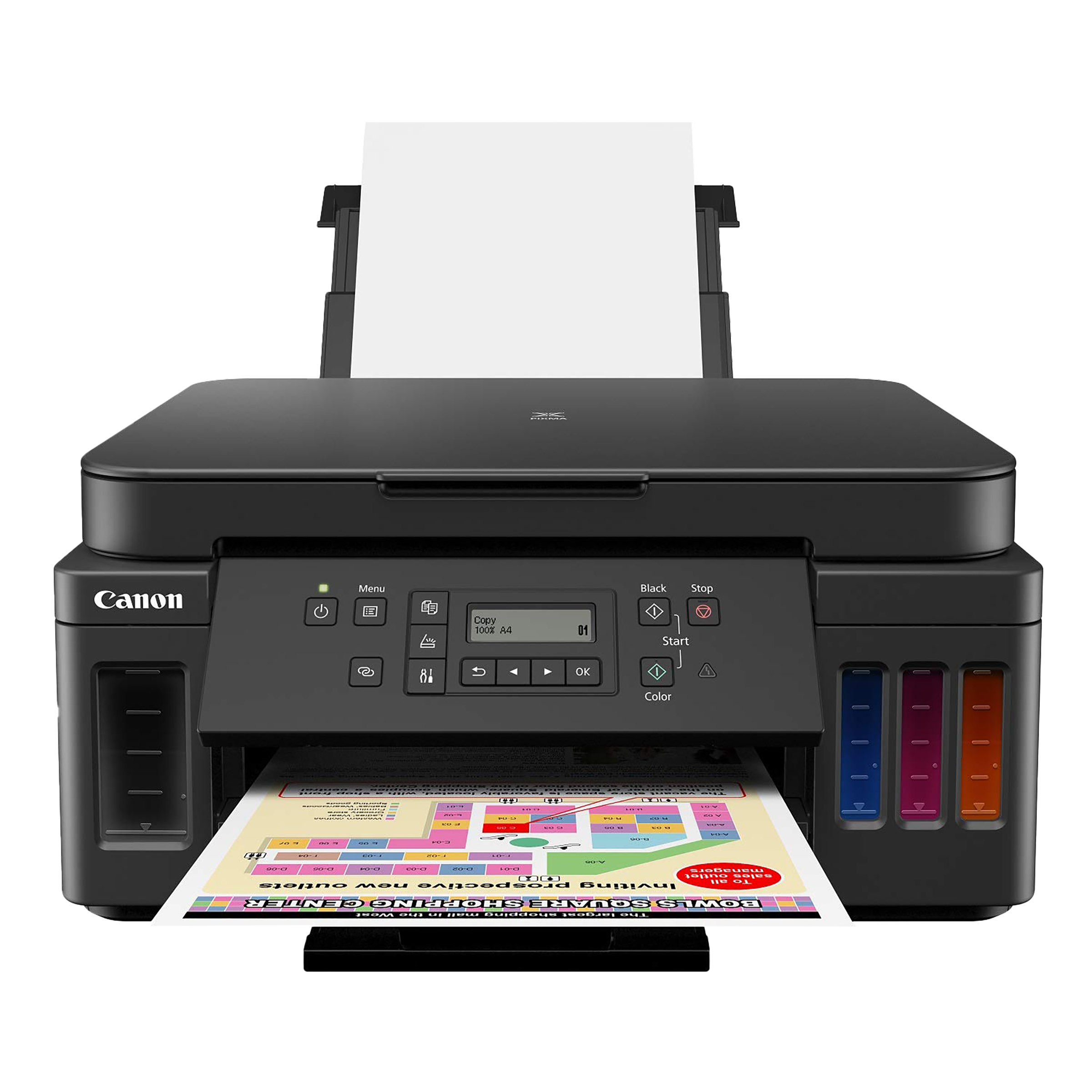 Canon Pixma G6070 All in One Wi-Fi Ink Tank Printer with 4 Additional Ink Bottles (Mobile & Cloud Printing, Black)_2