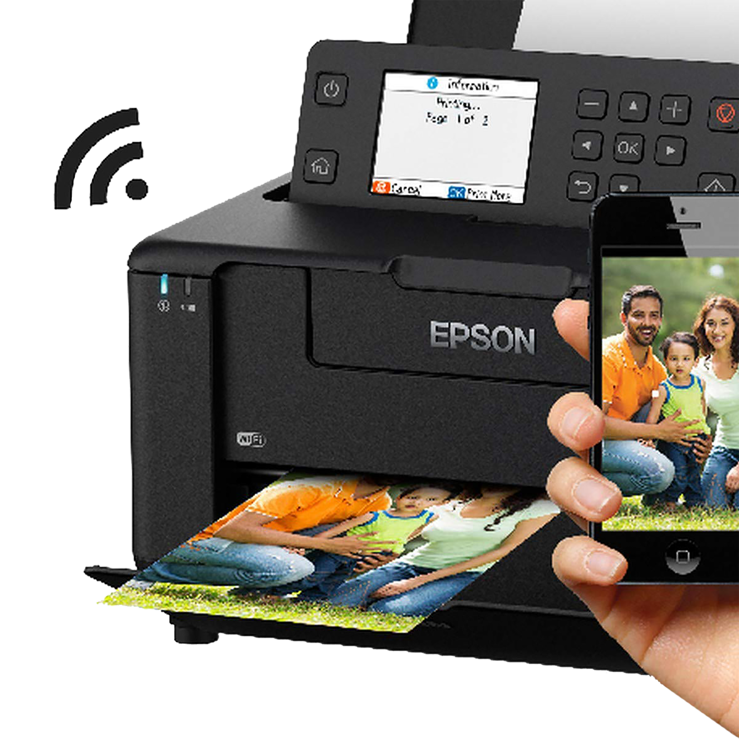 EPSON PictureMate PM520 Wireless Colour PortableÂ PhotoÂ Printer (USB 2.0 Connectivity, C11CF36502, Black)_6