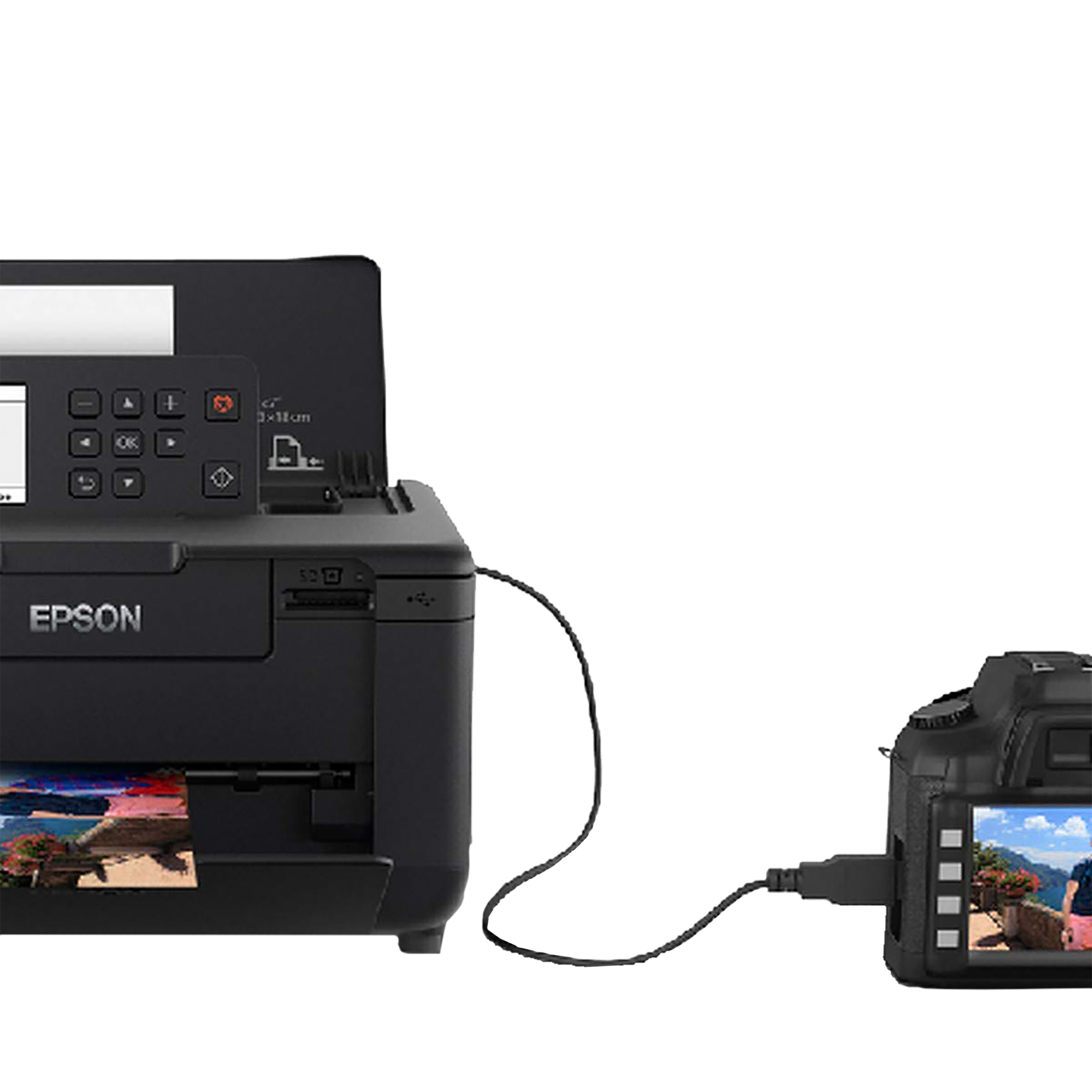 EPSON PictureMate PM520 Wireless Colour PortableÂ PhotoÂ Printer (USB 2.0 Connectivity, C11CF36502, Black)_7