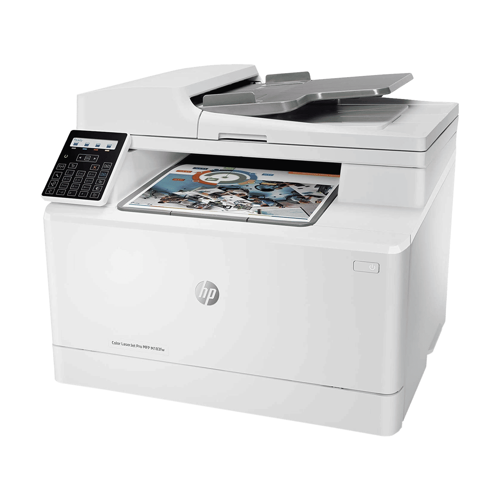 HP LaserJet Pro MFP M183FW Multi Function Wi-Fi Laser Printer with Smart Tasks (CIS Sensor, White) HP LaserJet Pro MFP M183FW Multi Function Wi-Fi Laser Printer with Smart Tasks (CIS Sensor, White)_2