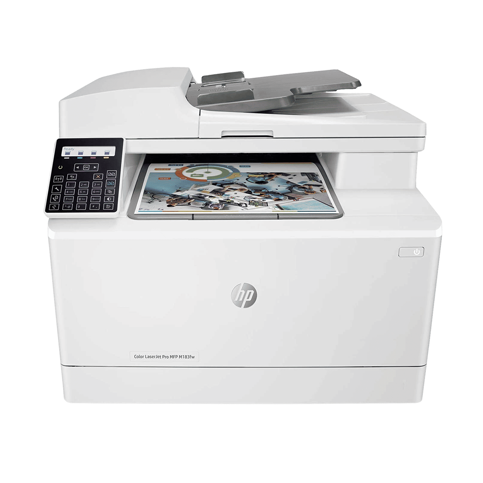 HP LaserJet Pro MFP M183FW Multi Function Wi-Fi Laser Printer with Smart Tasks (CIS Sensor, White) HP LaserJet Pro MFP M183FW Multi Function Wi-Fi Laser Printer with Smart Tasks (CIS Sensor, White)_1