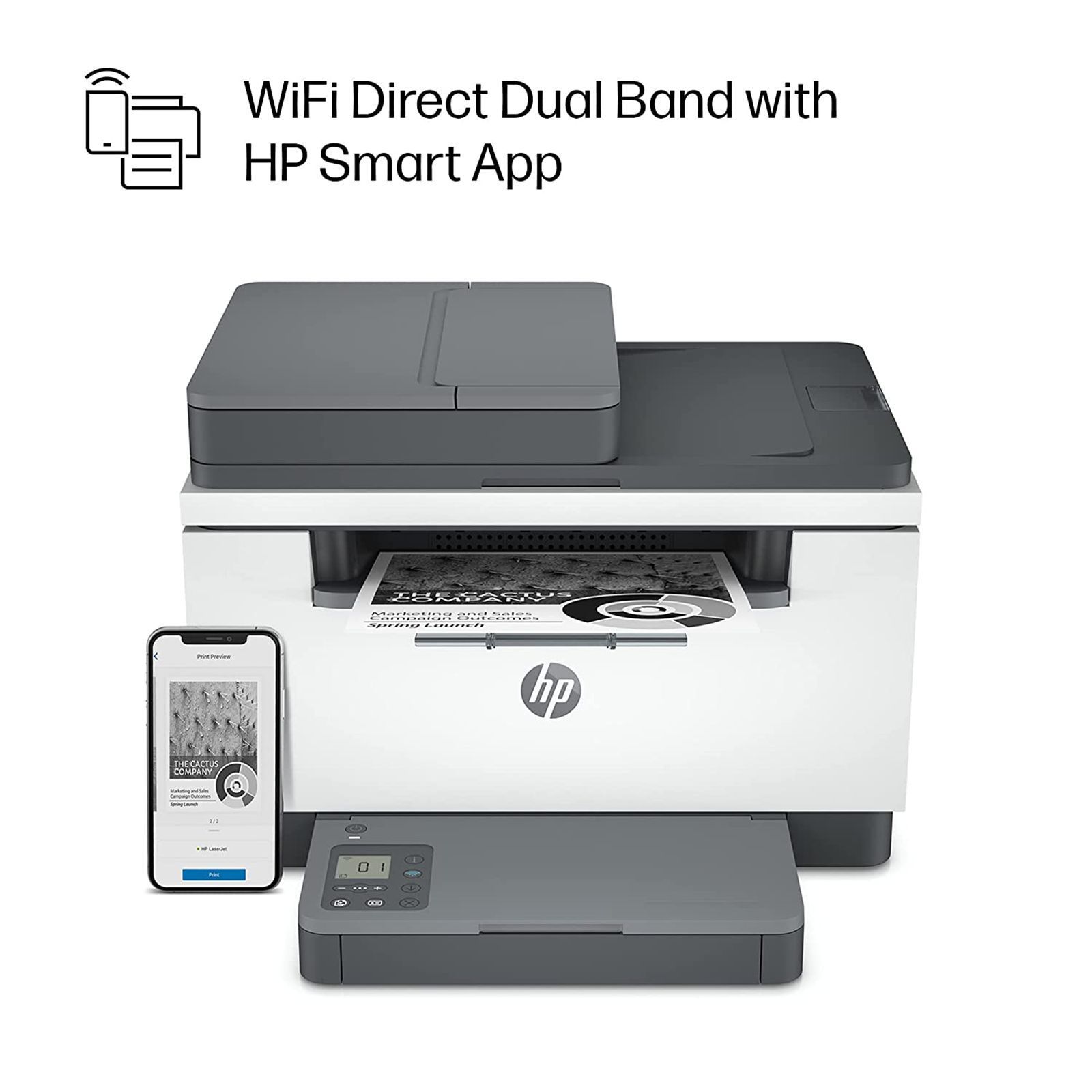 HP LaserJet MFP M233SDW Multi Function Wi-Fi Monochrome Laser Printer with Smart Guided Buttons (Fastest Two-Sided Printing, White) HP LaserJet MFP M233SDW Multi Function Wi-Fi Monochrome Laser Printer with Smart Guided Buttons (Fastest Two-Sided Printing, White)_6