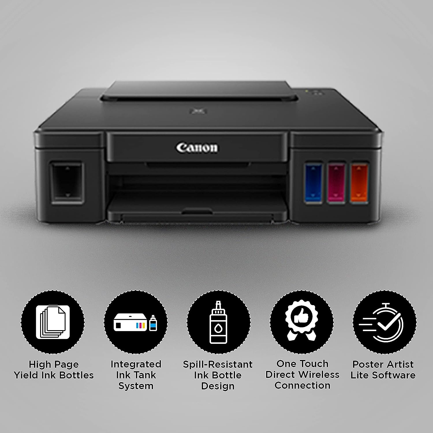 Canon Pixma G3010 All in One Wi-Fi Ink Tank Printer (Dot Count Ink End Sensor, Black)_6