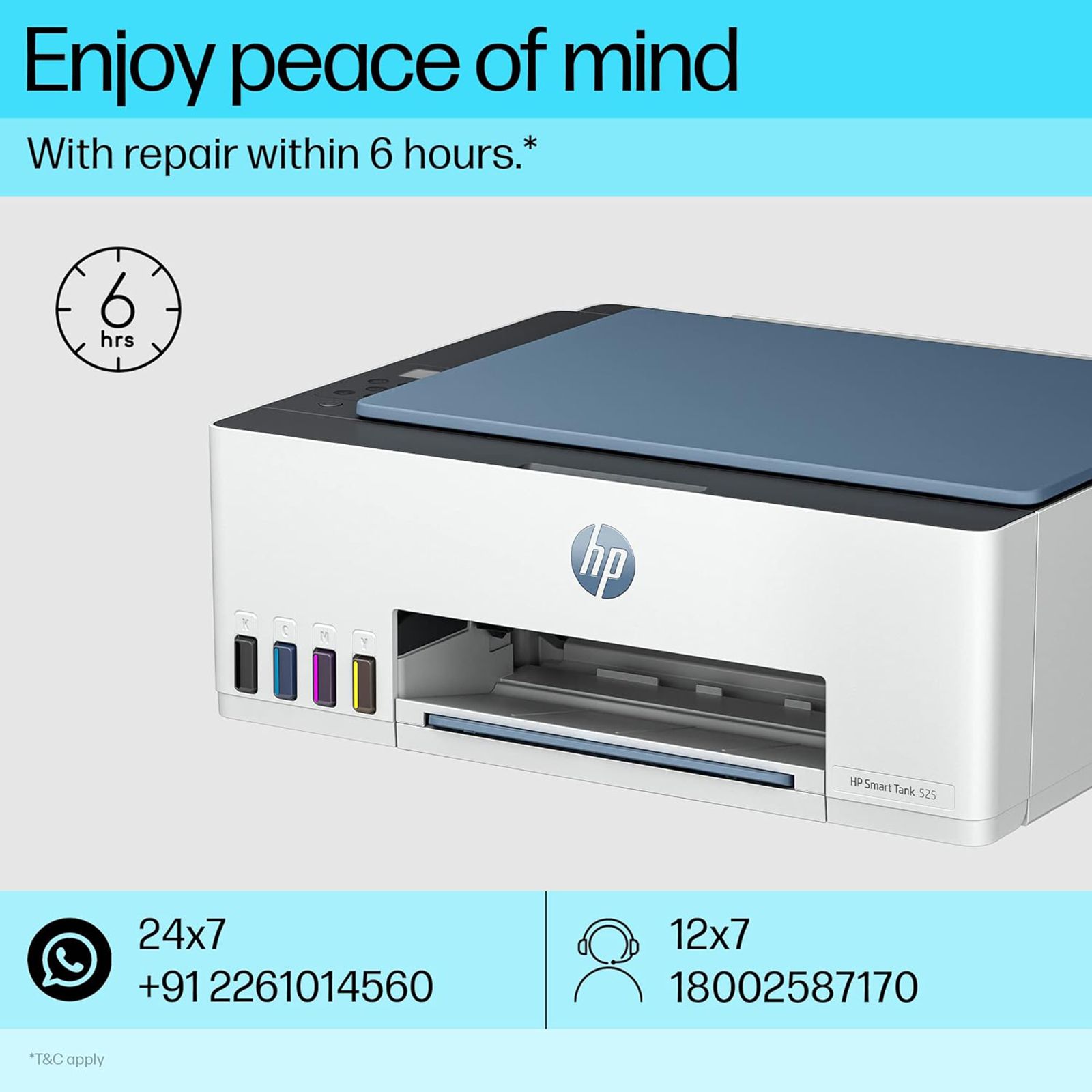 HP Smart Tank 525 All in One Inkjet Printer with Smart Guided Control Panel (Low-on-Ink Sensors, White)_6