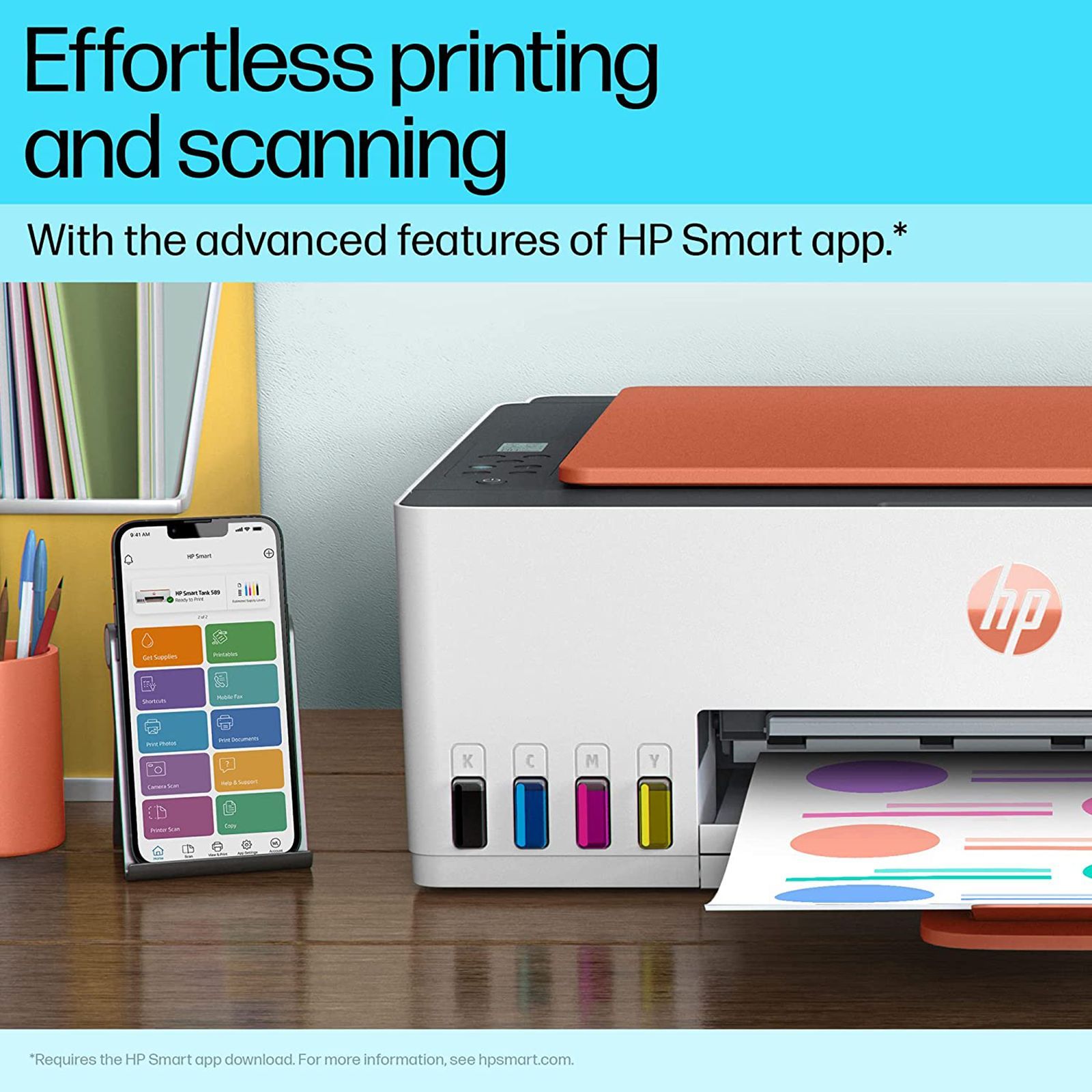 HP Smart Tank 589 Wireless Color All-in-One Inkjet Printer (Manual Duplex, 4A8D9A, White)_12