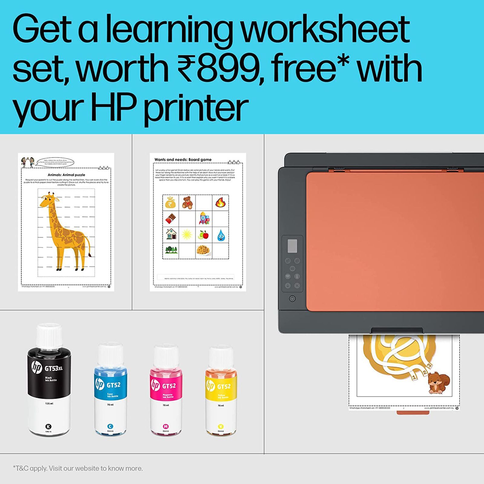 HP Smart Tank 589 Wireless Color All-in-One Inkjet Printer (Manual Duplex, 4A8D9A, White)_14
