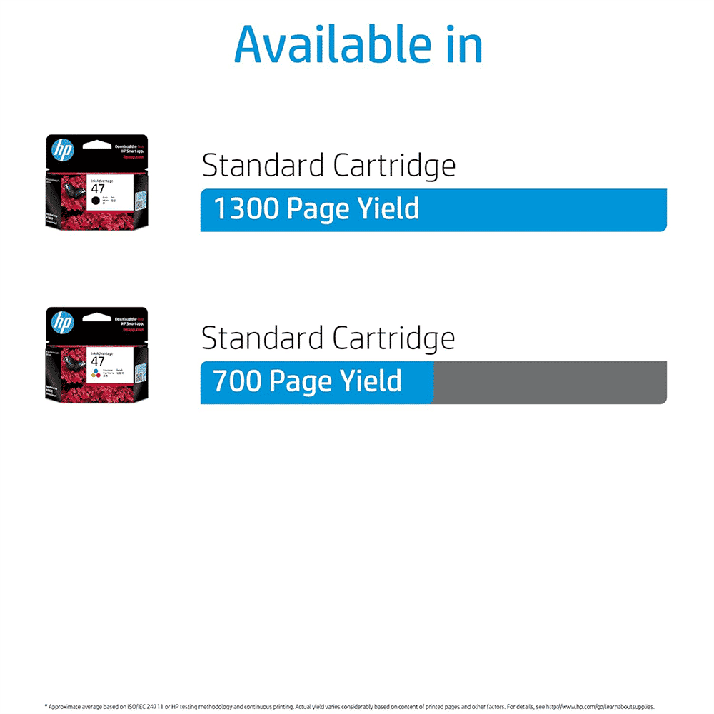 HP Ink Advantage Ink Cartridge (6ZD21AA, 47 Black) HP Ink Advantage Ink Cartridge (6ZD21AA, 47 Black)_17