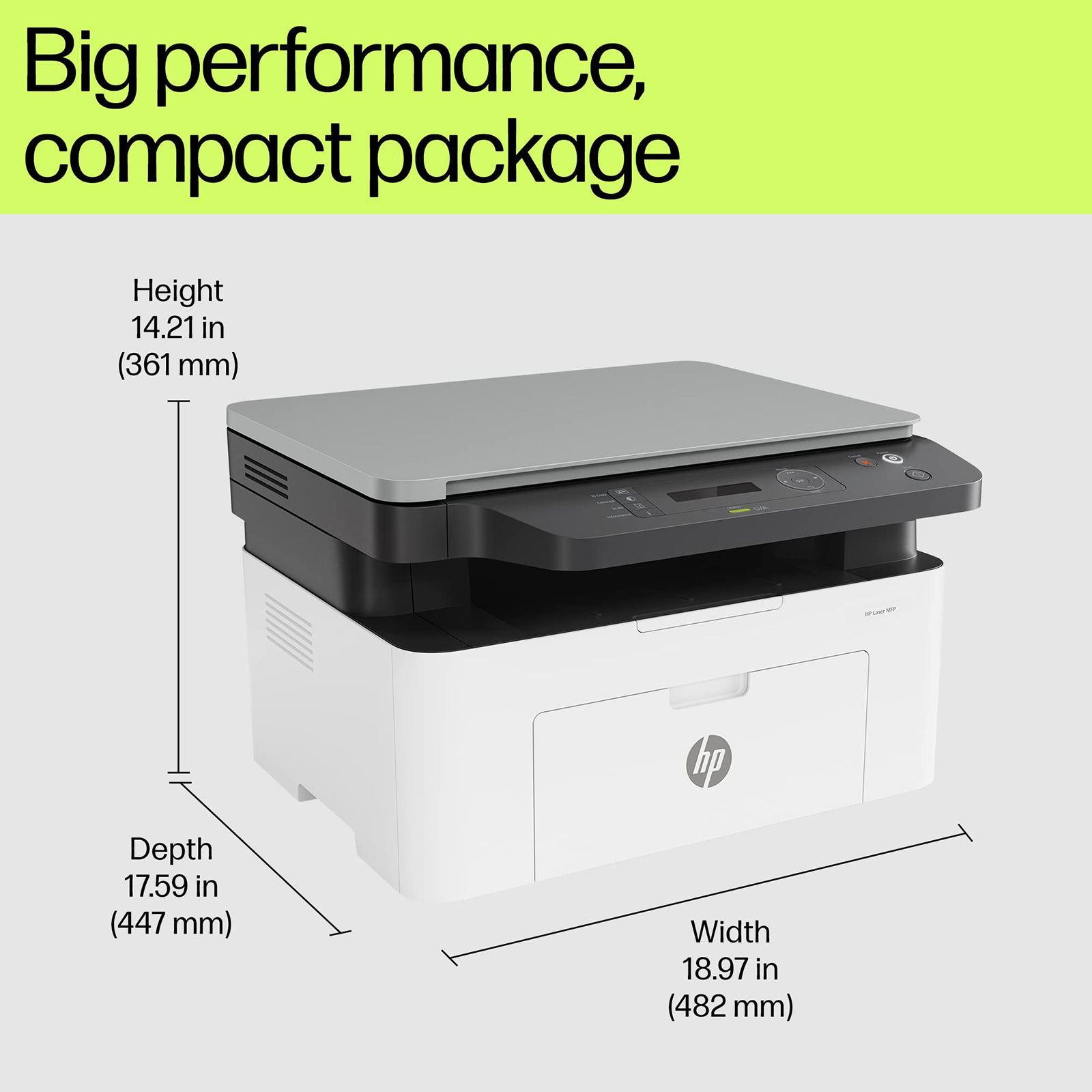 HP Laser MFP 1188A Multi Function Monochrome Laser Printer with 2-Line LCD Display (CIS Sensor, White) HP Laser MFP 1188A Multi Function Monochrome Laser Printer with 2-Line LCD Display (CIS Sensor, White)_5