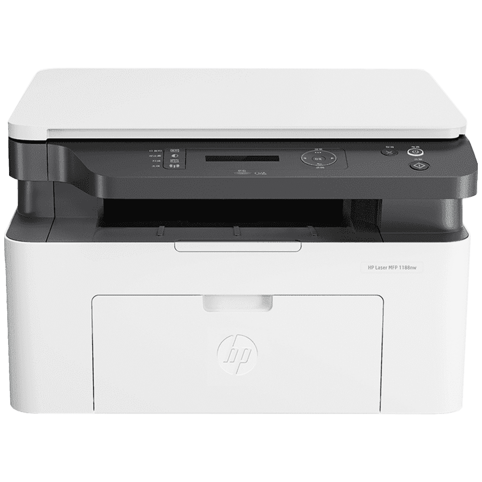 HP Laser MFP 1188NW Multi Function Wi-Fi Monochrome Laser Printer with 2-Line LCD Display (Reliable & Fast Printing, White) HP Laser MFP 1188NW Multi Function Wi-Fi Monochrome Laser Printer with 2-Line LCD Display (Reliable & Fast Printing, White)_1