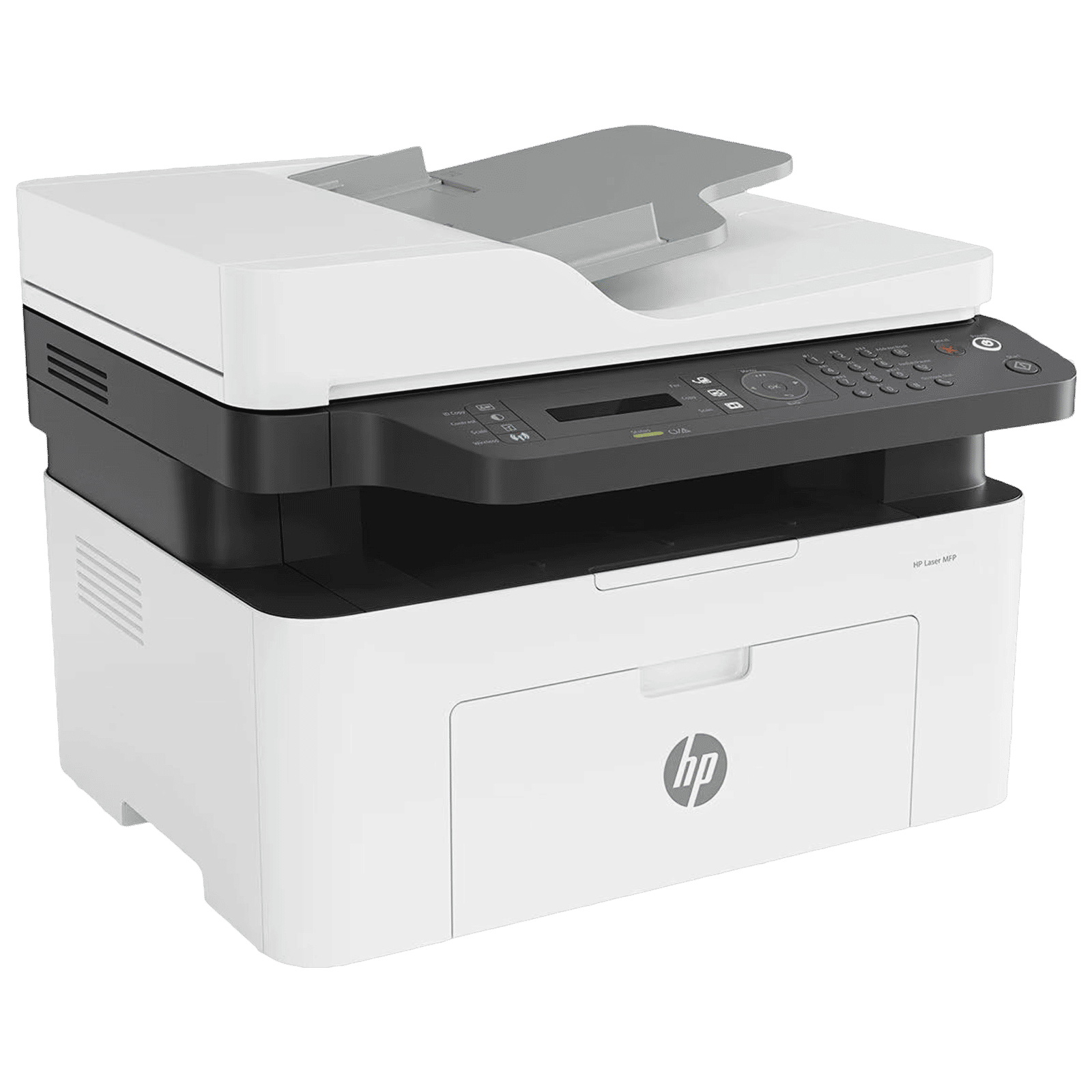 HP Laser MFP 1188FNW Multi Function Wi-Fi Monochrome Laser Printer with 2-Line LCD Display (4 LED Indicator Lights, White) HP Laser MFP 1188FNW Multi Function Wi-Fi Monochrome Laser Printer with 2-Line LCD Display (4 LED Indicator Lights, White)_2