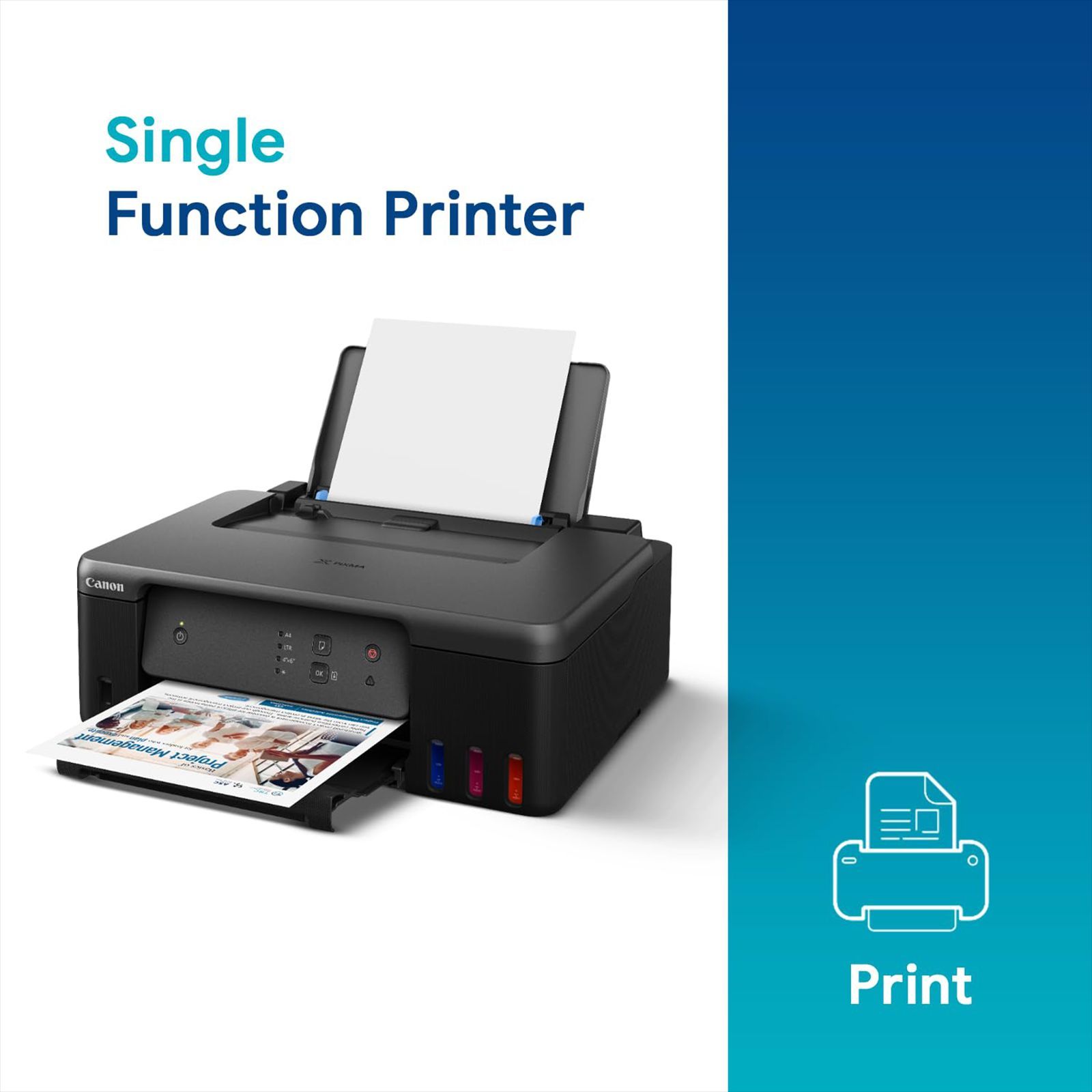 Canon Pixma G1737 Single Function Ink Tank Printer with 4 Ink Bottles Included (Low Cost Printing, Black)_7