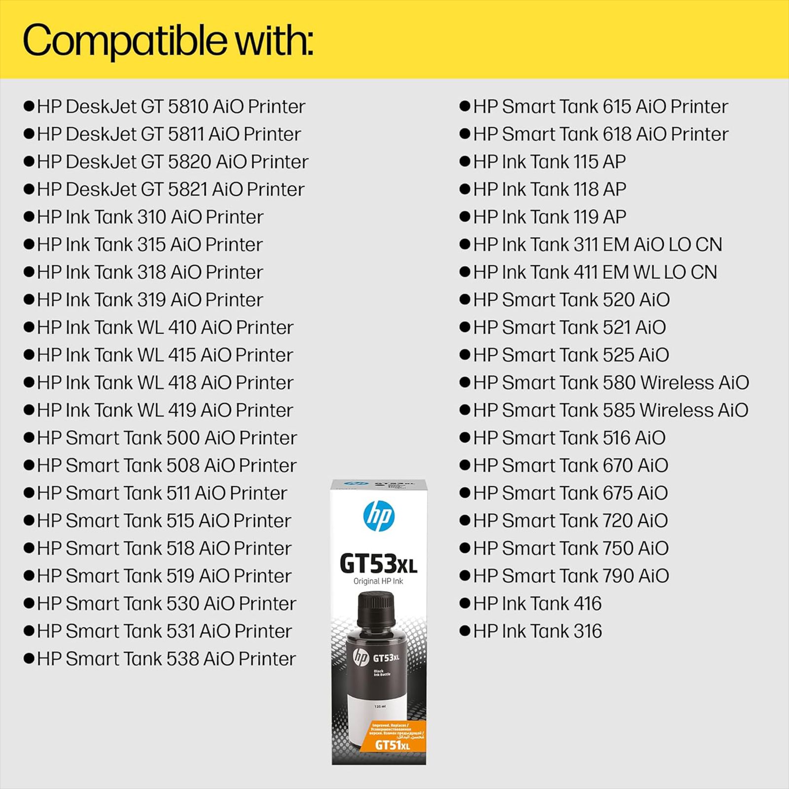 HP GT53 Ink Bottle (90ml, 1VV22AA, Black) HP GT53 Ink Bottle (90ml, 1VV22AA, Black)_6