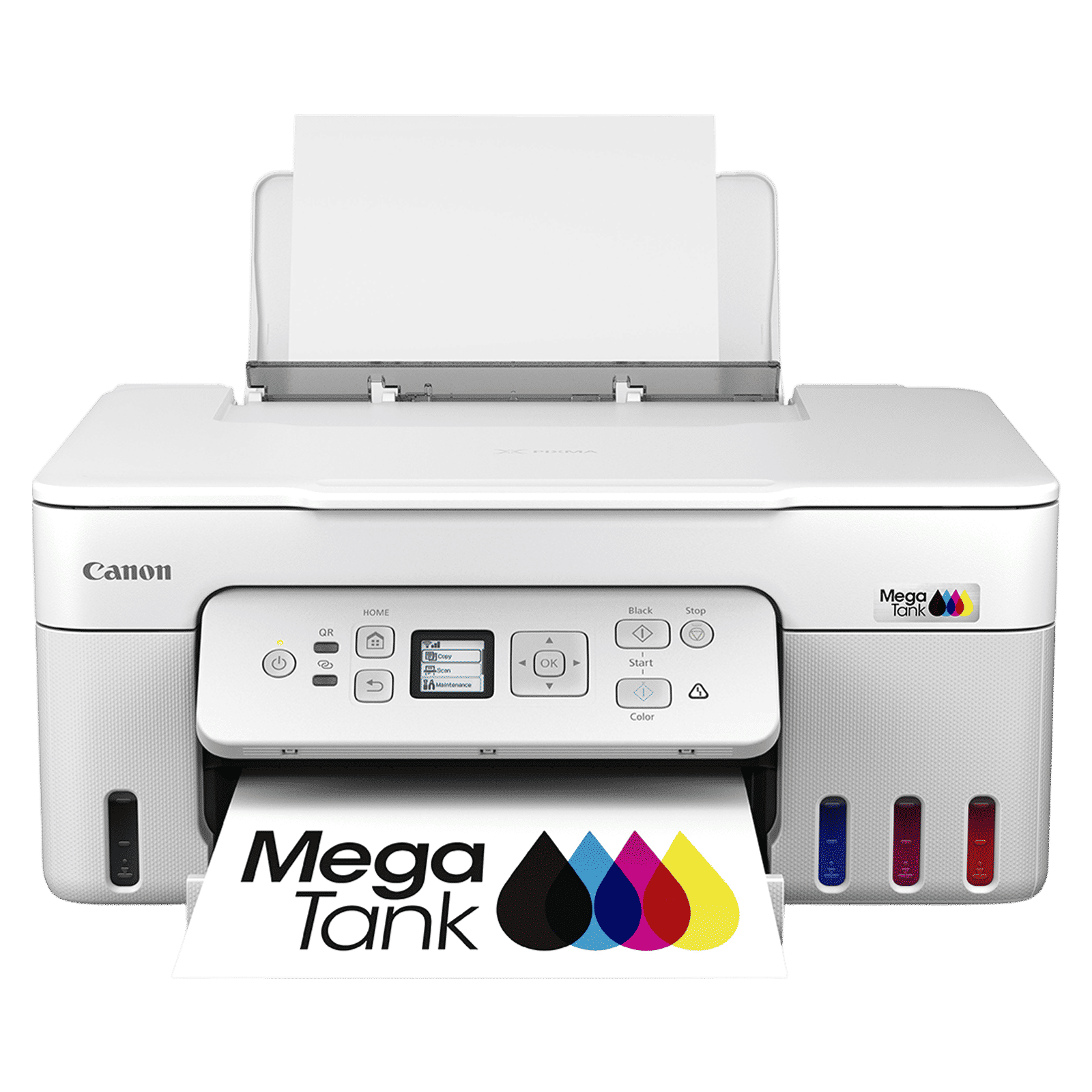 Canon PIXMA MegaTank G3780 Multi Function Wi-Fi Ink Tank Printer with 4 Additional Ink Bottles (Auto Duplex Printing, White)_2