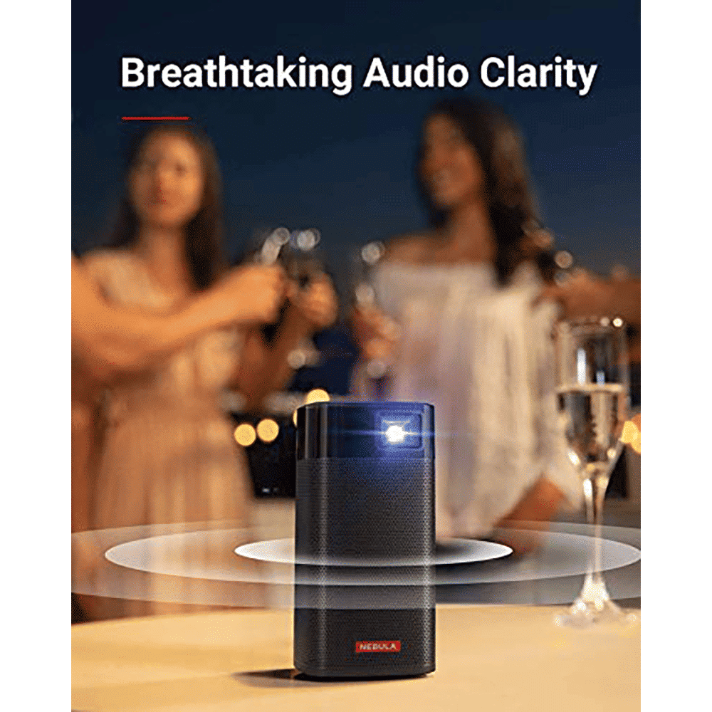 ANKER Nebula Apollo HD DLP Projector With Remote (480 Lumens, Wi-Fi, Black)_5