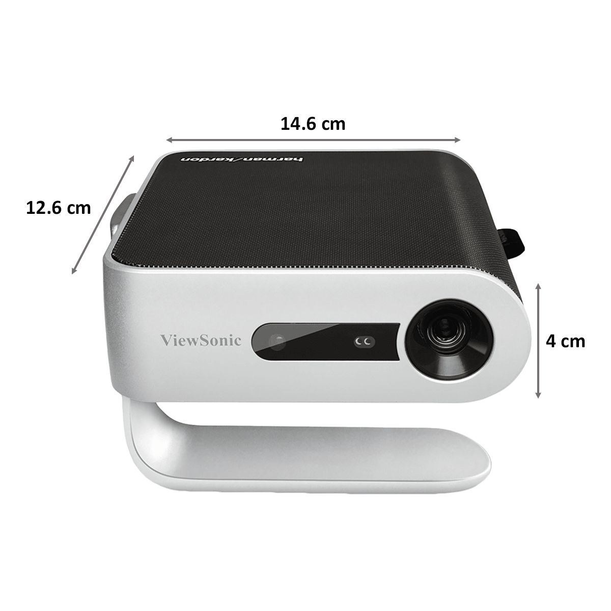 ViewSonic M1 Full HD LED Projector With Remote (250 Lumens, USB, Silver)_2
