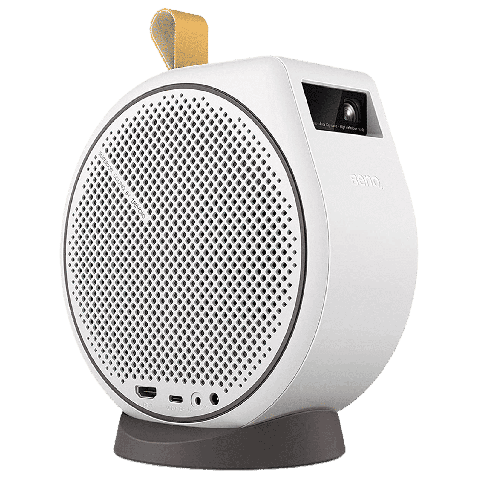 BenQ Portable HD DLP Projector (300 ANSI Lumens, USB 3.0 (Type-C), Wi-Fi Enabled, GV30, White)_3