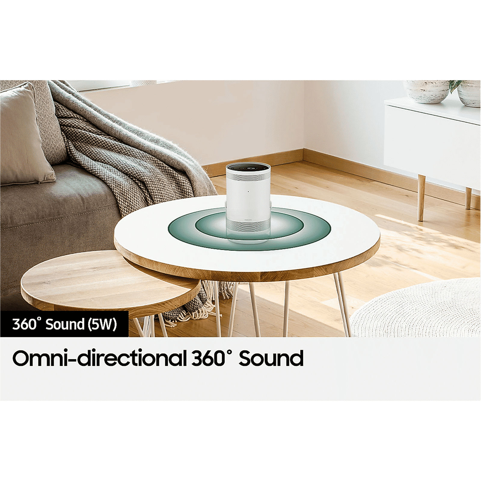 SAMSUNG 3 Freestyle Full HD LED Projector (550 Lumens, Wi-fi + Bluetooth + HDMI, Voice Assistant, SP-LSP3BLAXXL, White)_14