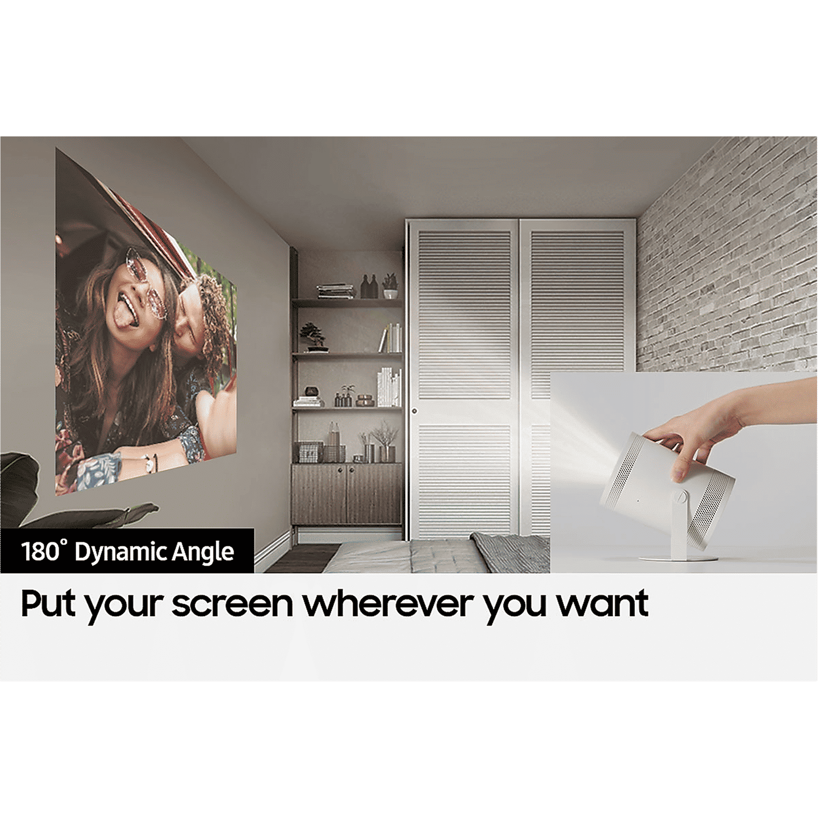 SAMSUNG 3 Freestyle Full HD LED Projector (550 Lumens, Wi-fi + Bluetooth + HDMI, Voice Assistant, SP-LSP3BLAXXL, White)_16