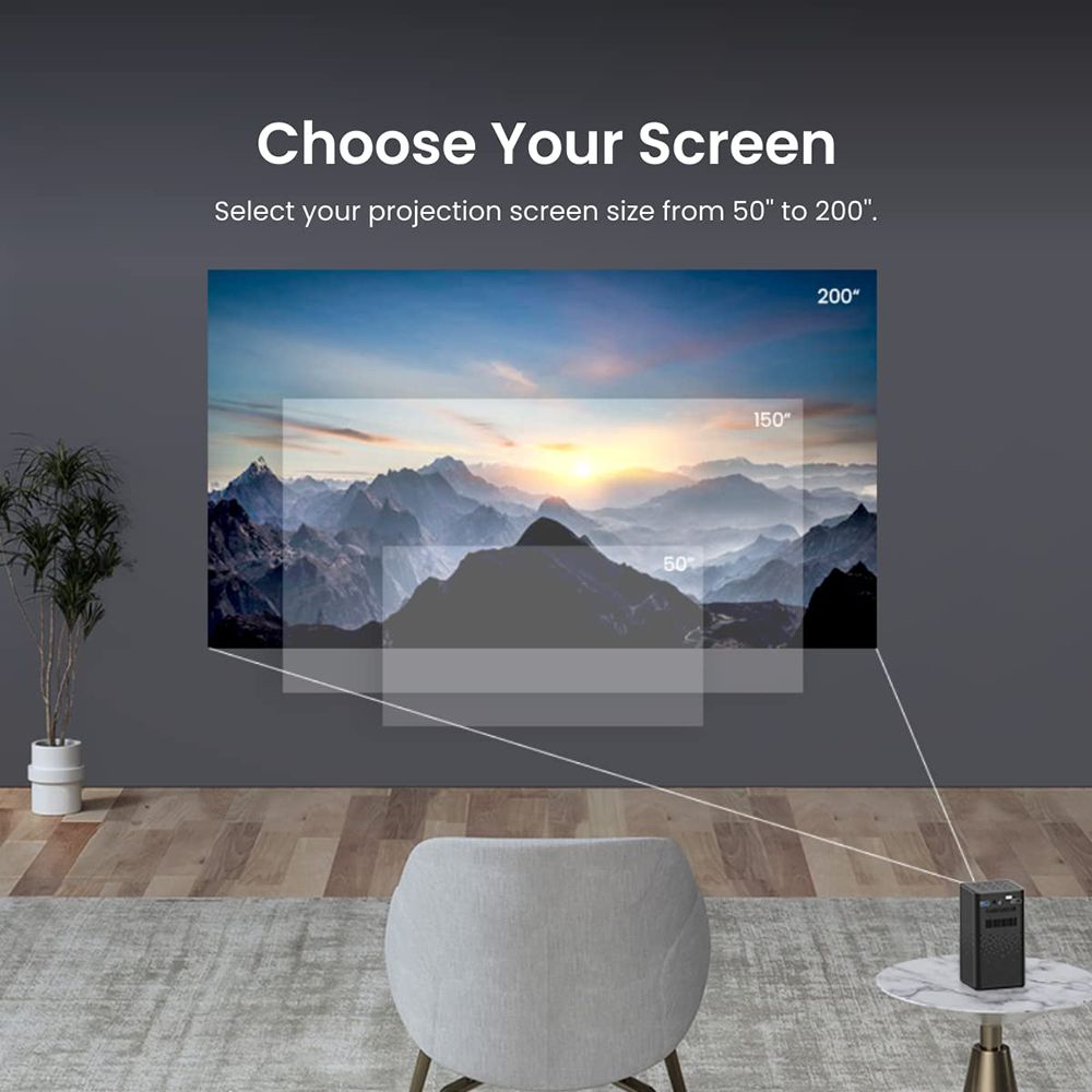 Portronics Pico 11 Ultra HD 4K LED Projector With Remote (840 Lumens, WiFi, Black)_9