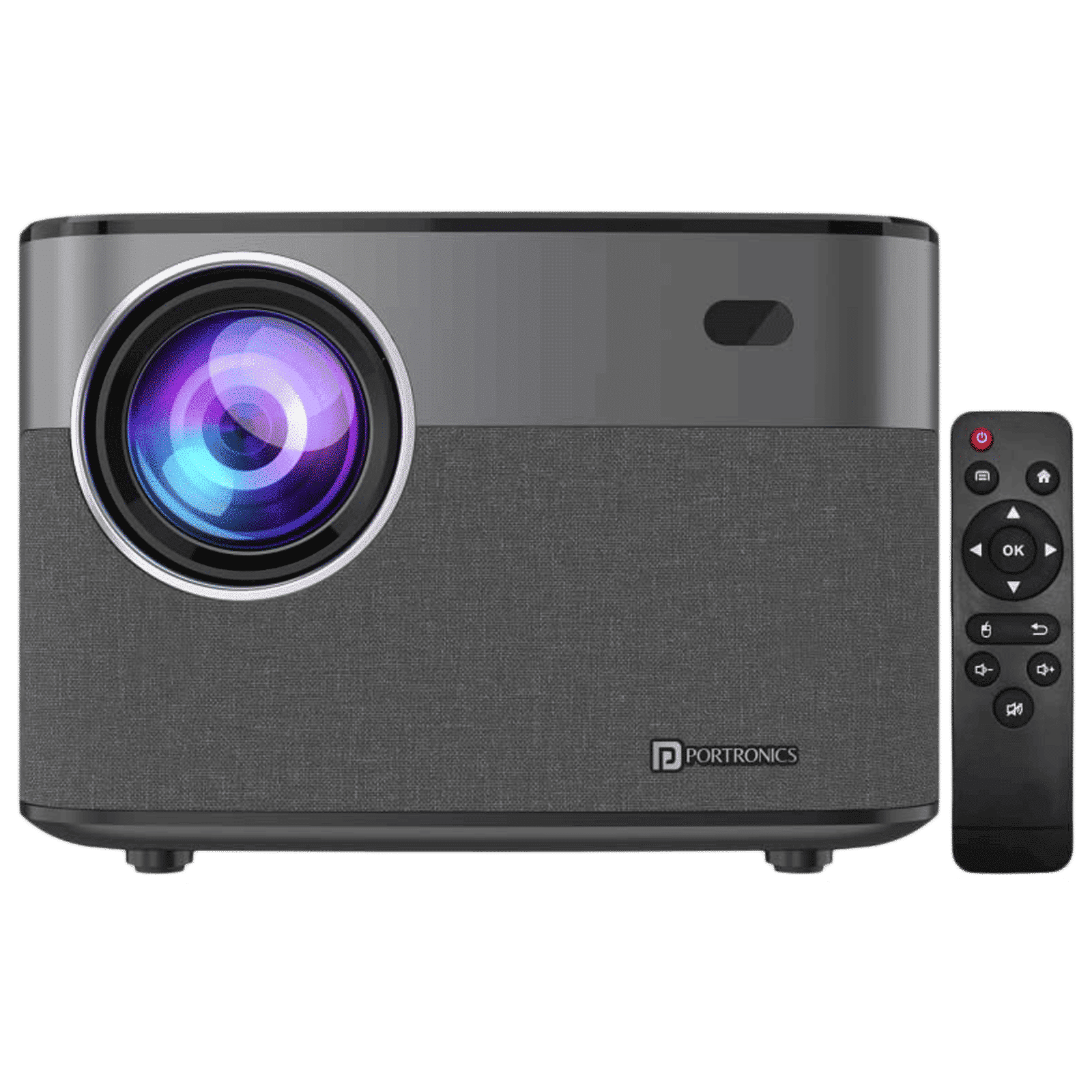 Portronics Beem 300 Full HD LED Projector With Remote (4300 Lumens, Wi-Fi, Black)_1
