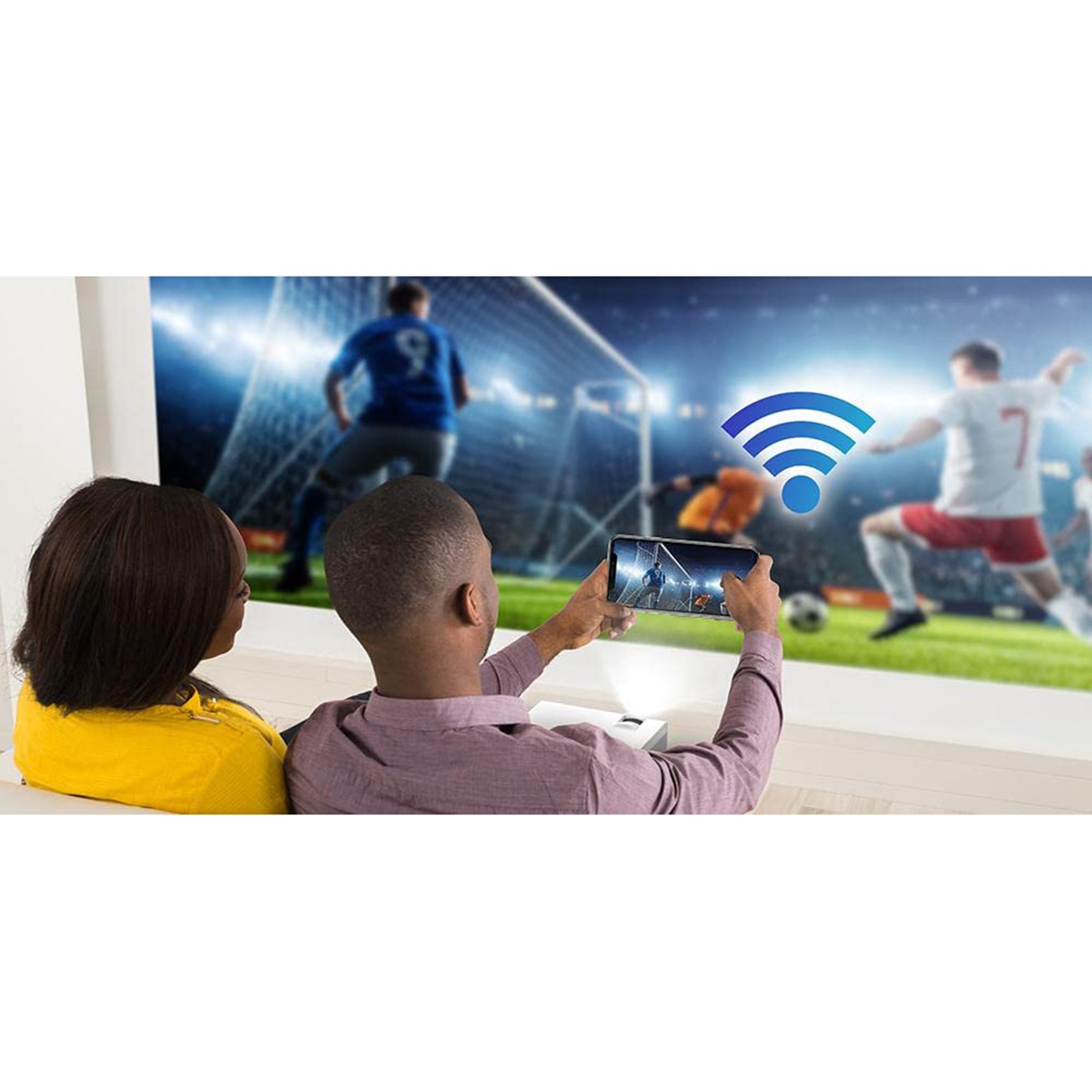 XElectron C9 Miracast Full HD LED Projector (3800 Lumens, USB + HDMI + AV + VGA Ports, 1080p Support, White) XElectron C9 Miracast Full HD LED Projector (3800 Lumens, USB + HDMI + AV + VGA Ports, 1080p Support, White)_9