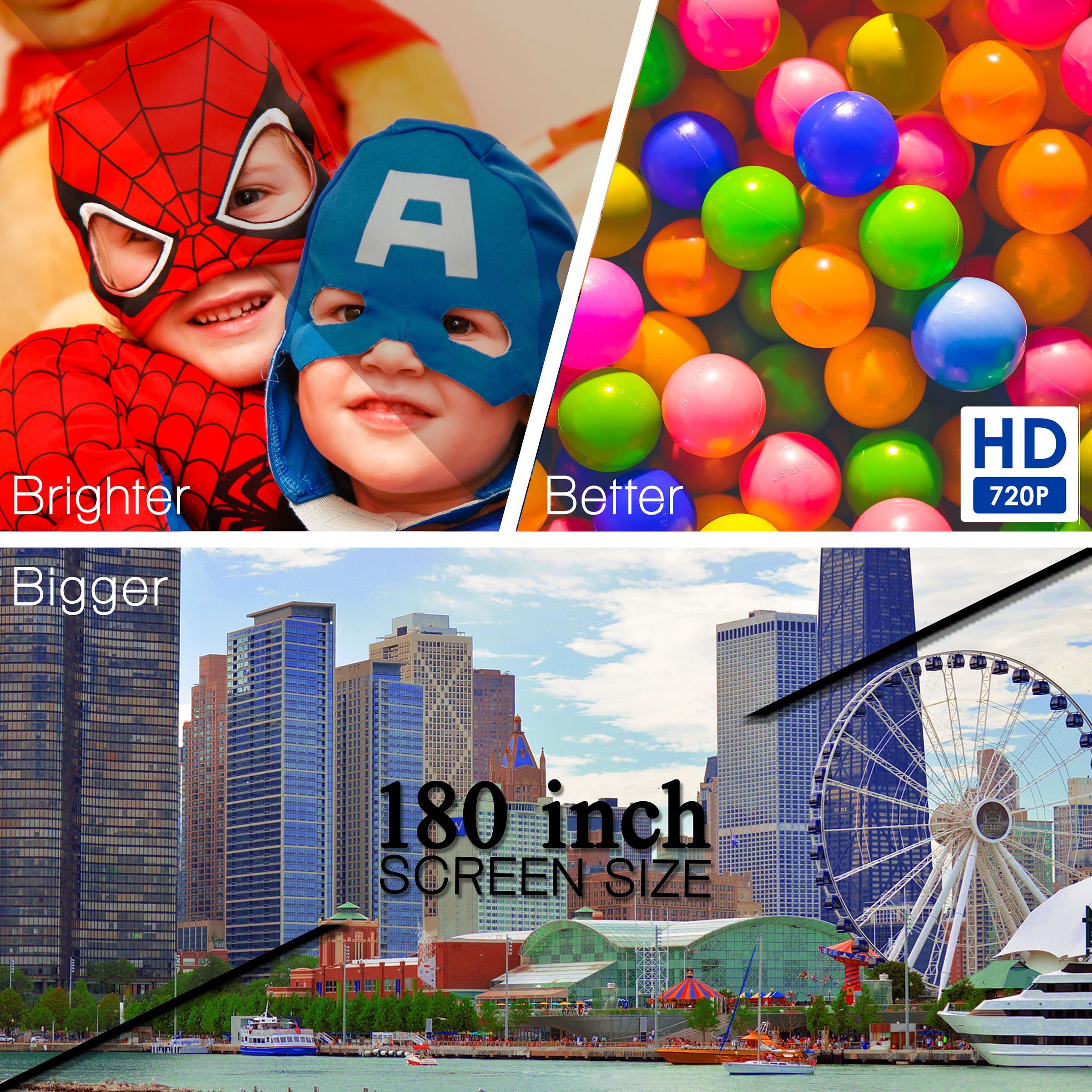 XElectron C9 Standard Full HD LED Projector (4200 Lumens, USB + HDMI + AV + VGA Ports, 1080p Support, White) XElectron C9 Standard Full HD LED Projector (4200 Lumens, USB + HDMI + AV + VGA Ports, 1080p Support, White)_9