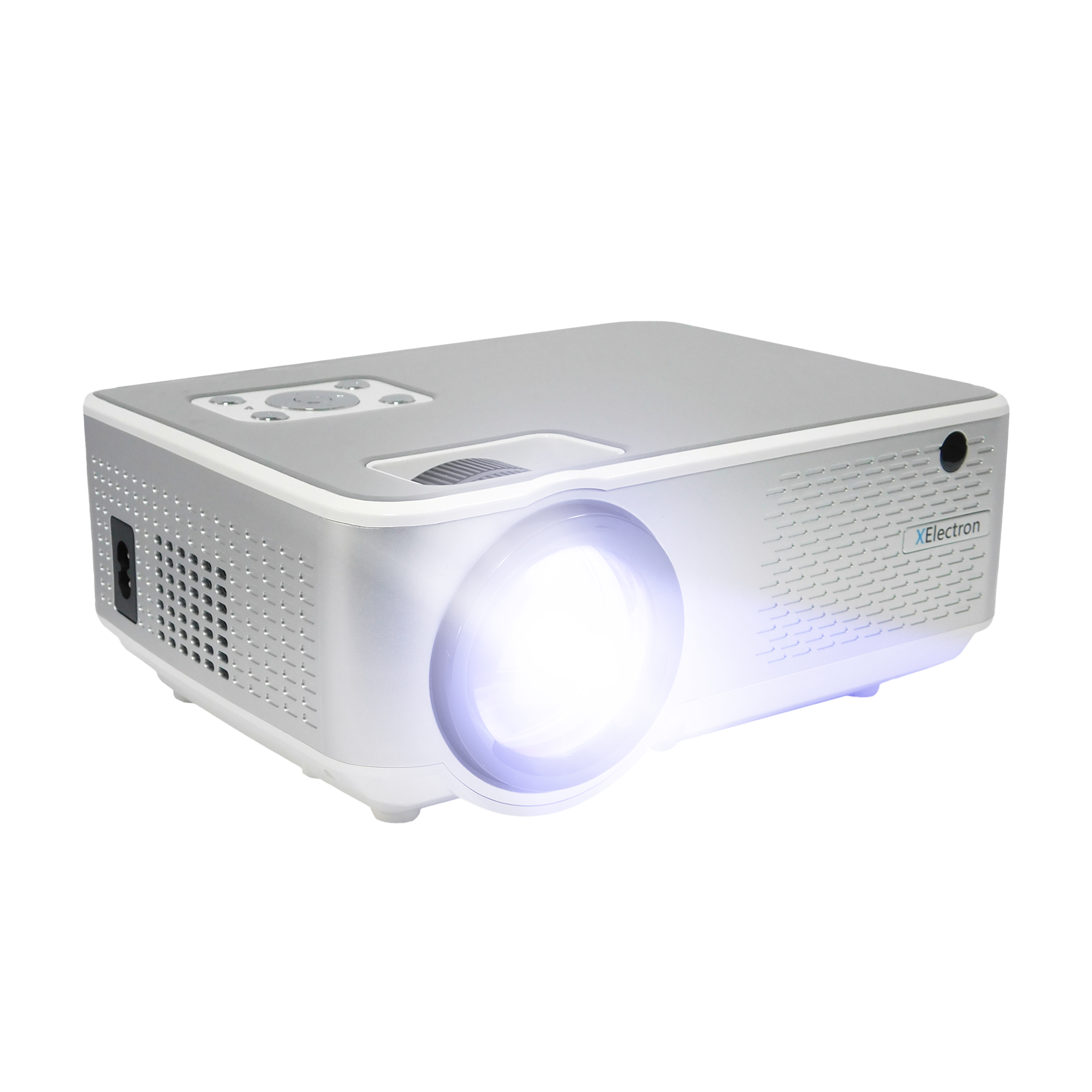XElectron C9 Standard Full HD LED Projector (4200 Lumens, USB + HDMI + AV + VGA Ports, 1080p Support, White) XElectron C9 Standard Full HD LED Projector (4200 Lumens, USB + HDMI + AV + VGA Ports, 1080p Support, White)_1