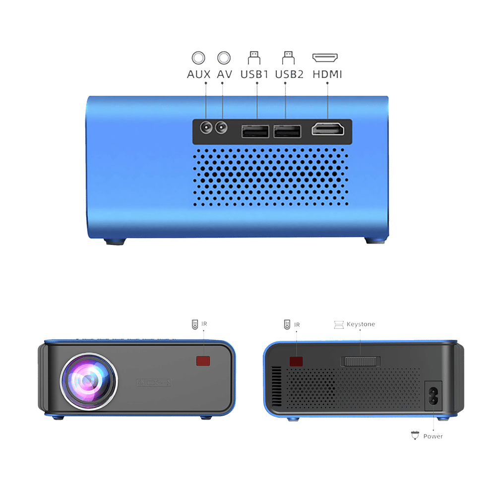 Buy XElectron S2 Miracast Full HD LED Projector With Remote (8400 ...