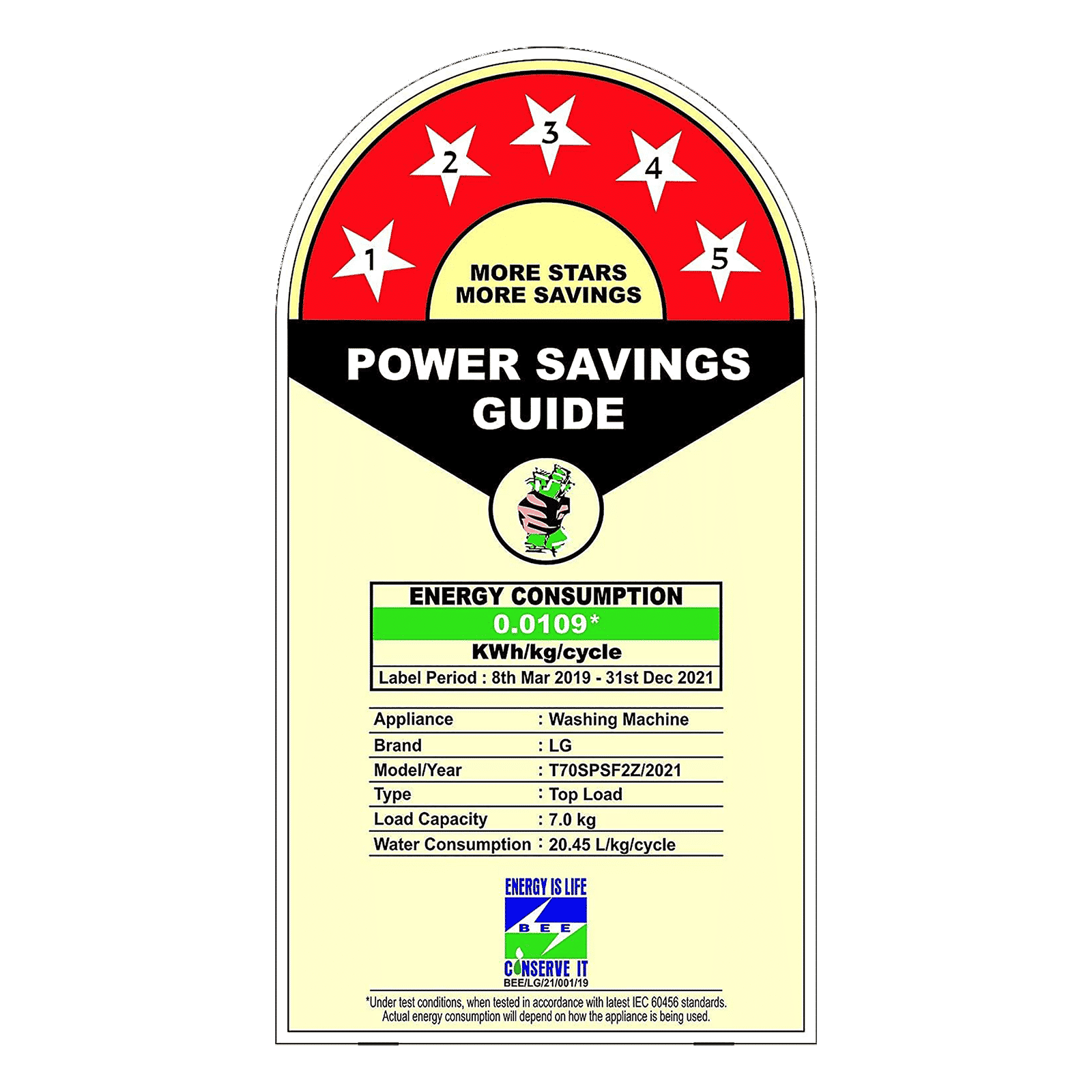 LG 7 kg 5 Star Inverter Fully Automatic Top Load Washing Machine (T70SPSF2Z.ASFQEIL, Auto Balance System, Middle Free Silver)_11