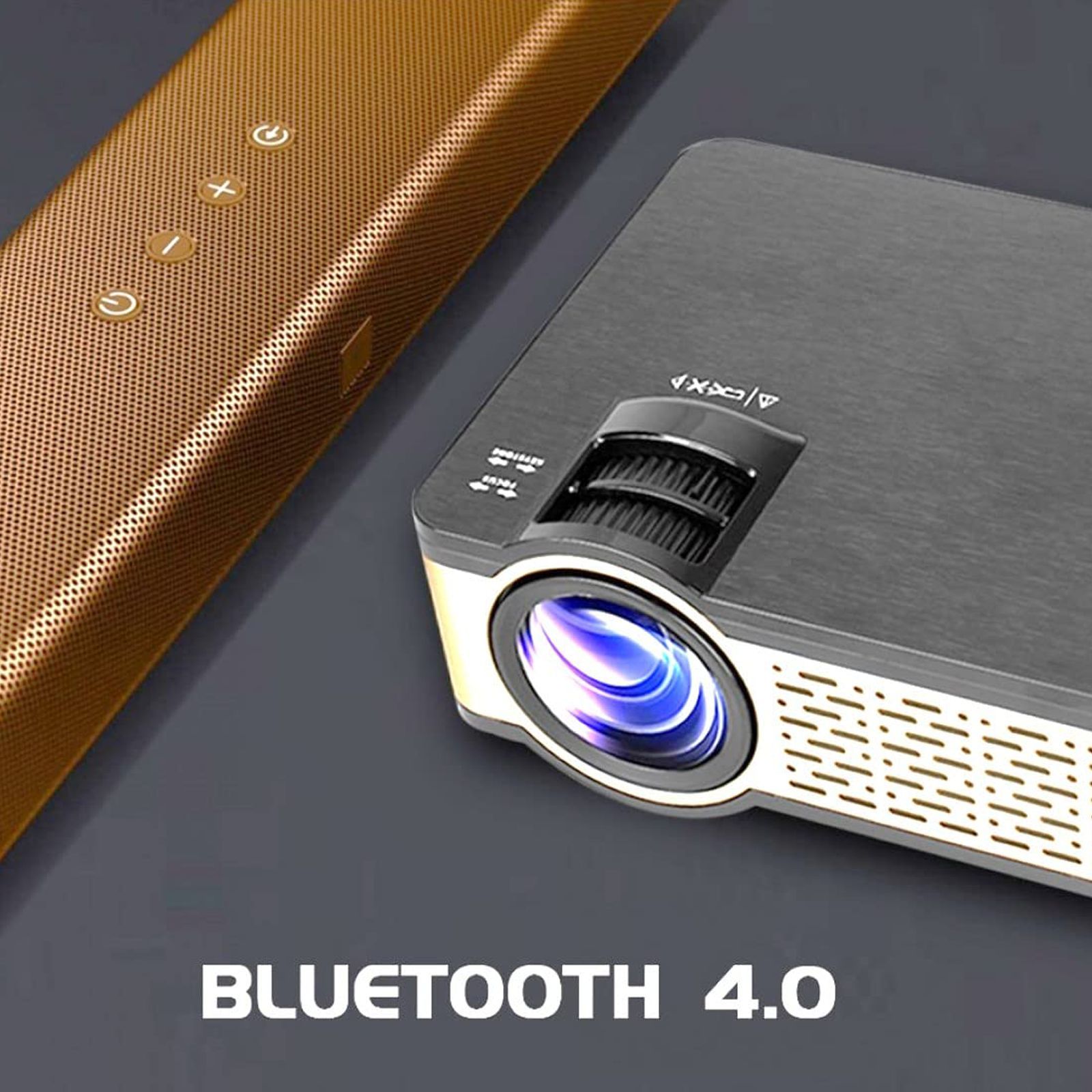 EGate I9 Pro Max Android LED Full HD Projector (4500 Lumens, USB, HDMI, AV, VGA Ports, Bluetooth Support, E05i33, Black)_4