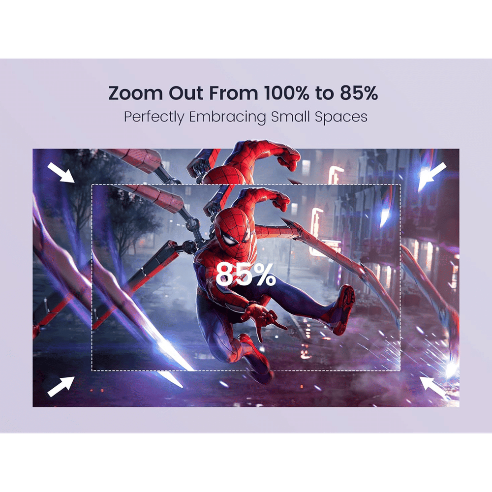 Buy PORTRONICS Beem 440 HD Android 11 LED Smart Projector with Remote ...