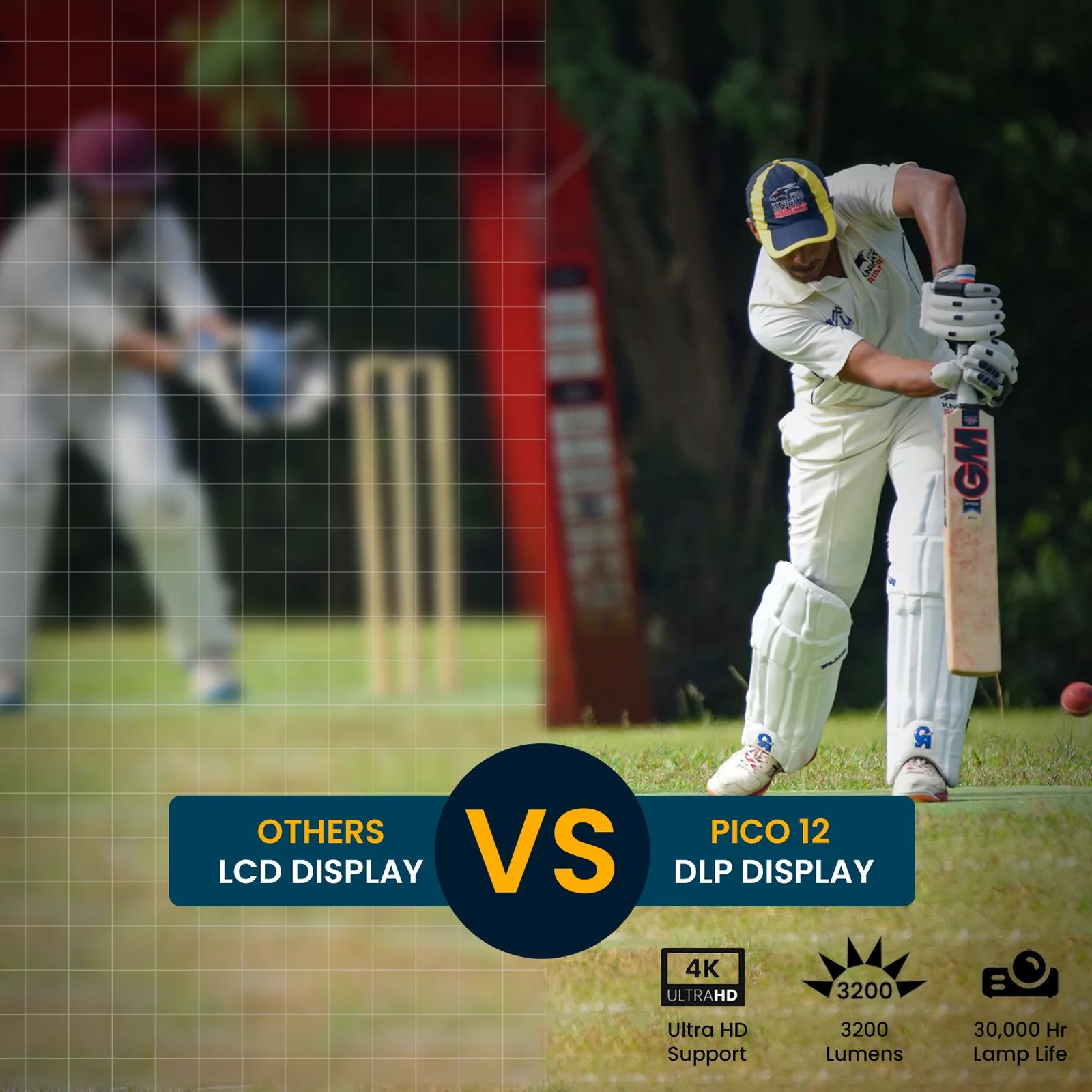 PORTRONICS Pico 12 Ultra HD 4K Android 11 DLP Smart Projector with Remote (3200 Lumens, Bluetooth, Inbuilt OTT Apps, Black)_6