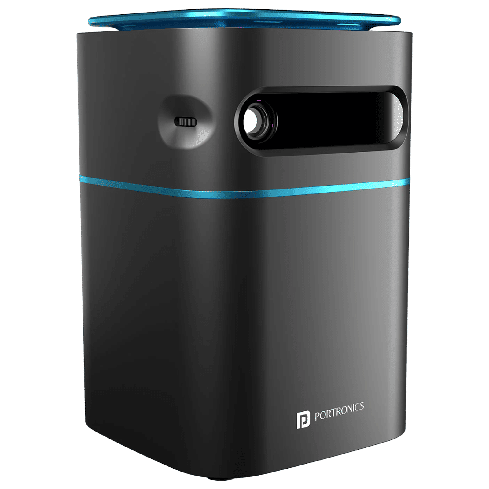 PORTRONICS Pico 12 Ultra HD 4K Android 11 DLP Smart Projector with Remote (3200 Lumens, Bluetooth, Inbuilt OTT Apps, Black)_1