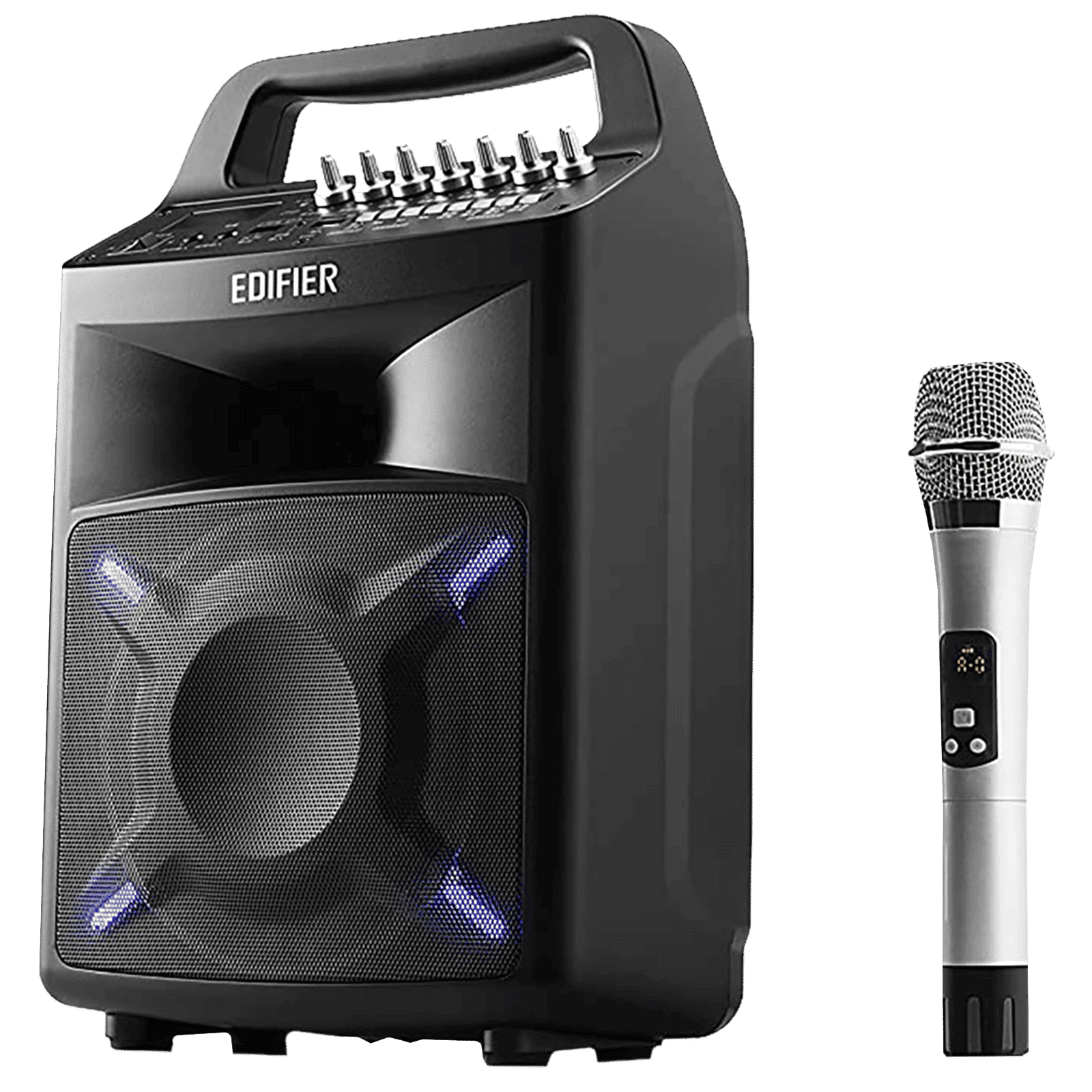 EDIFIER W24 Portable Bluetooth Speaker (IPX4 Waterproof, Up to 8 hours of Playback, Stereo Channel, PP06, Black)_1