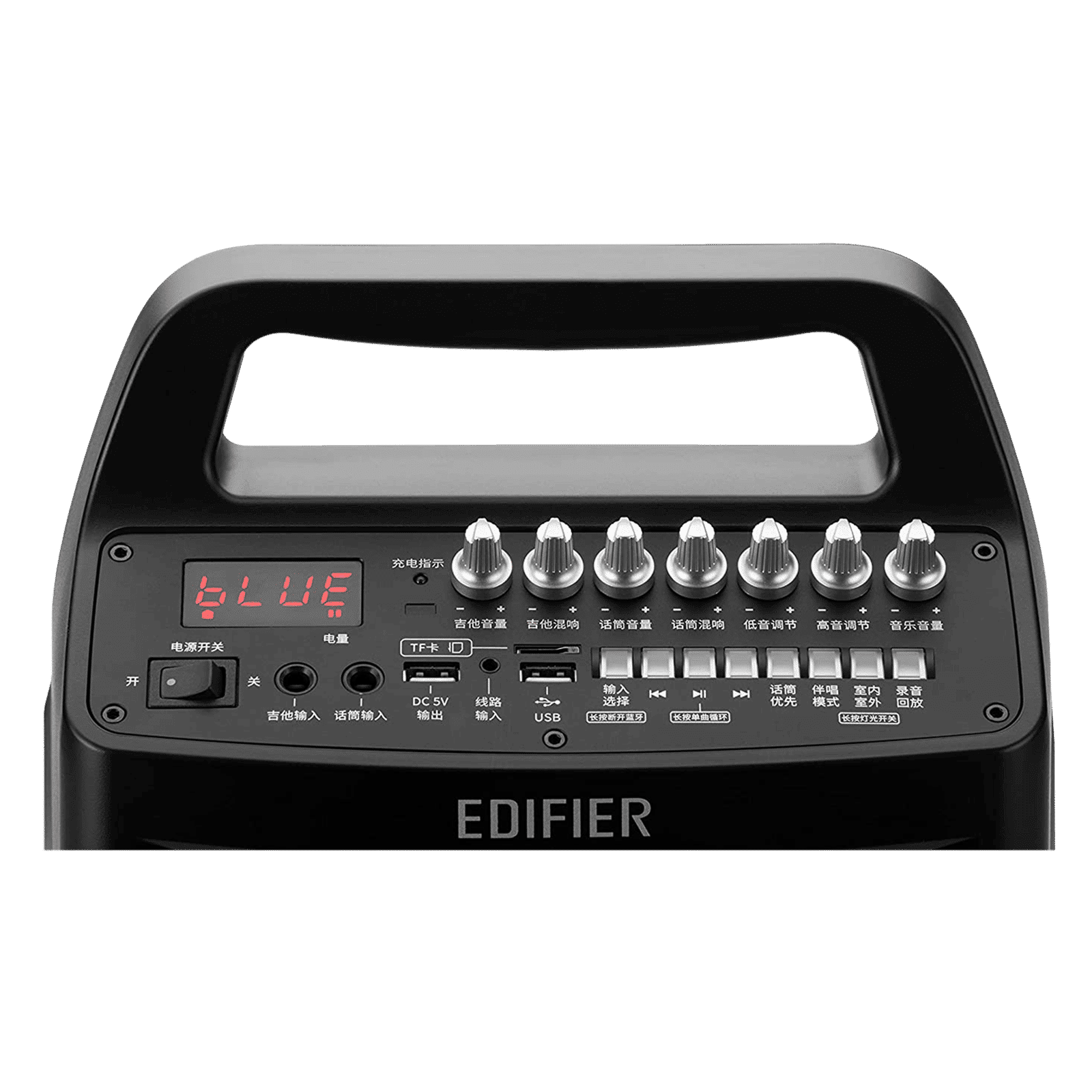 EDIFIER W24 Portable Bluetooth Speaker (IPX4 Waterproof, Up to 8 hours of Playback, Stereo Channel, PP06, Black)_2