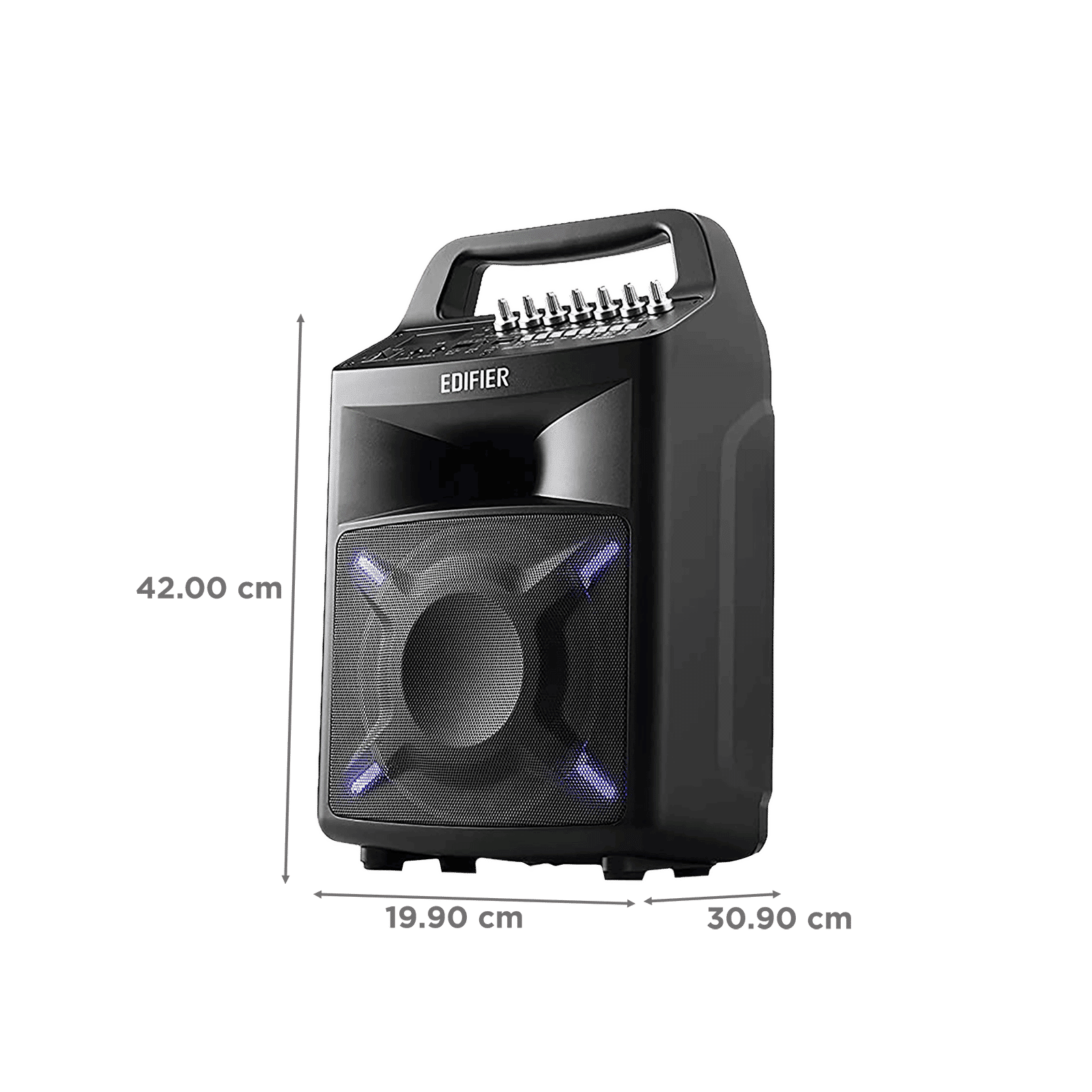 EDIFIER W24 Portable Bluetooth Speaker (IPX4 Waterproof, Up to 8 hours of Playback, Stereo Channel, PP06, Black)_3