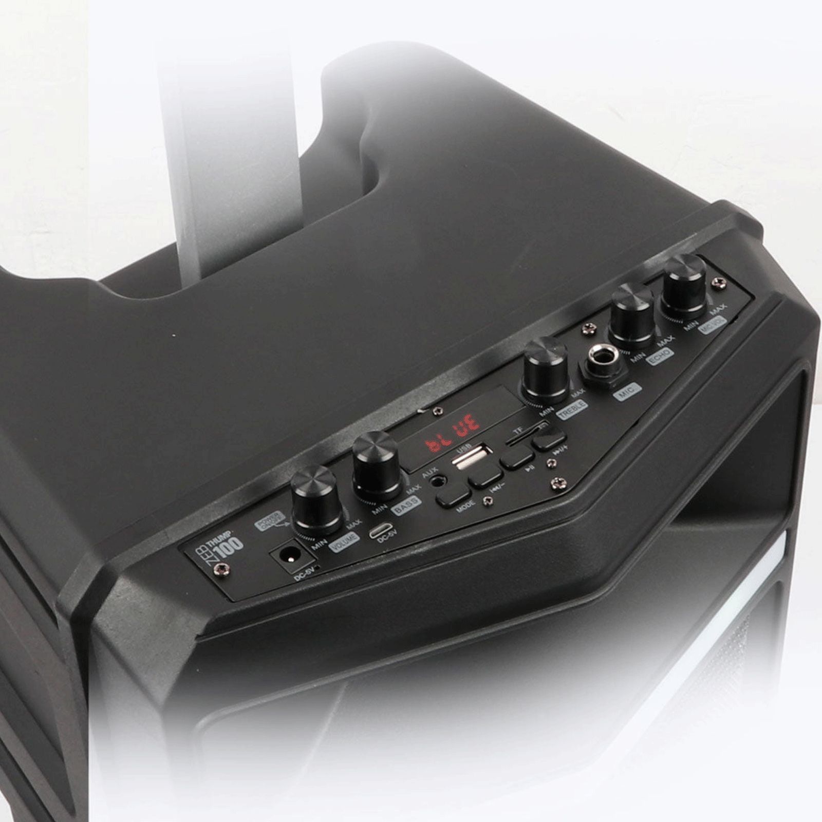 ZEBRONICS Zeb-Thump 100 28W Bluetooth Party Speaker with Mic (Built-in FM Radio, 2.1 Channel, Black) ZEBRONICS Zeb-Thump 100 28W Bluetooth Party Speaker with Mic (Built-in FM Radio, 2.1 Channel, Black)_5