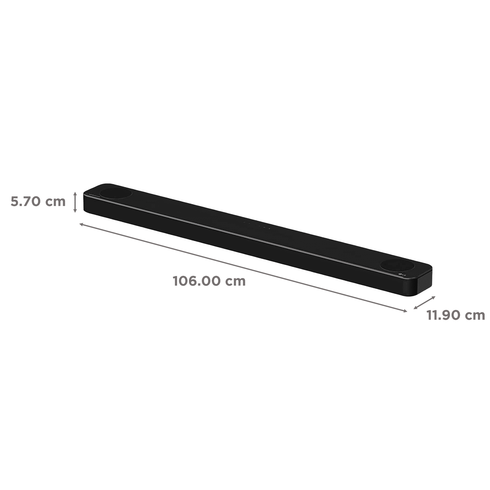 LG SP8A.DINDLLK 440W Bluetooth Soundbar with Remote (Dolby Atmos, 3.1.2 Channel, Black)_3