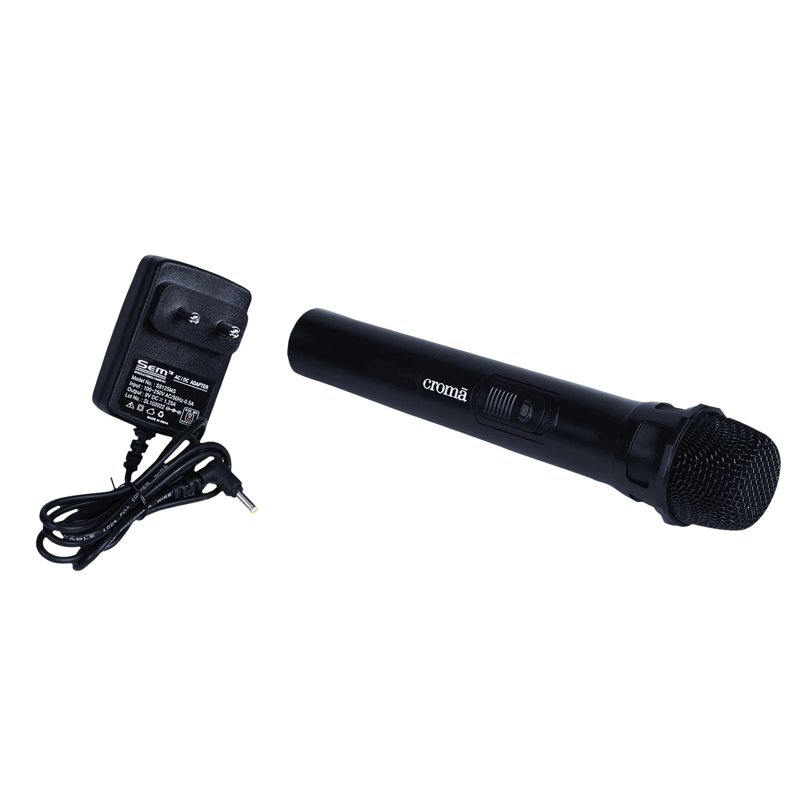 Croma 50W Bluetooth Party Speaker with Mic (Playtime upto 5H, LED Lights, Black)_10