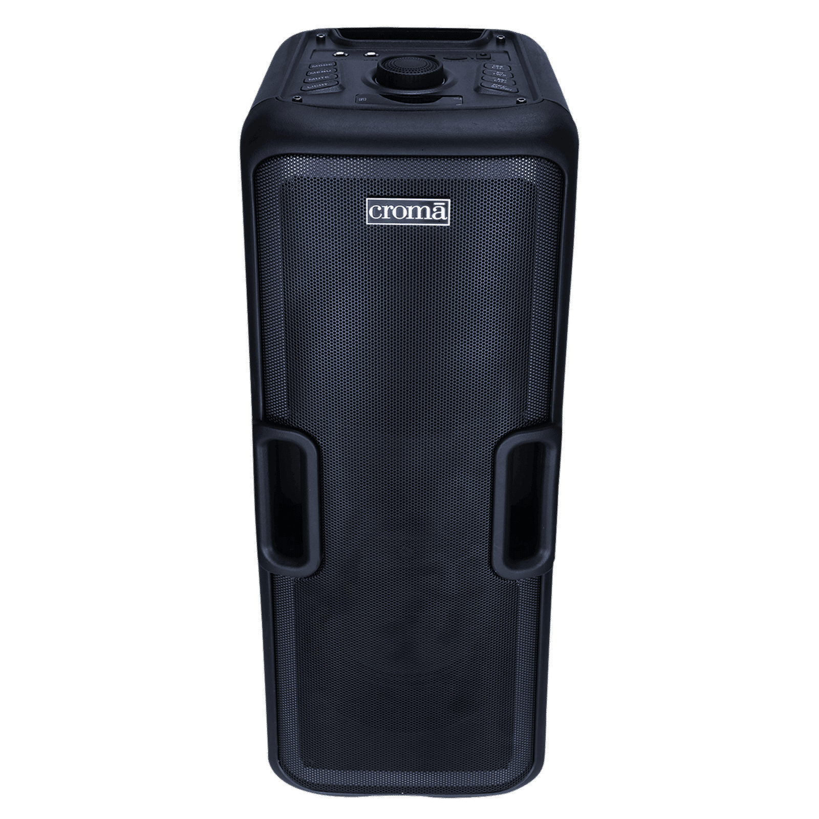 Croma 50W Bluetooth Party Speaker with Mic (Playtime upto 5H, LED Lights, Black)_9