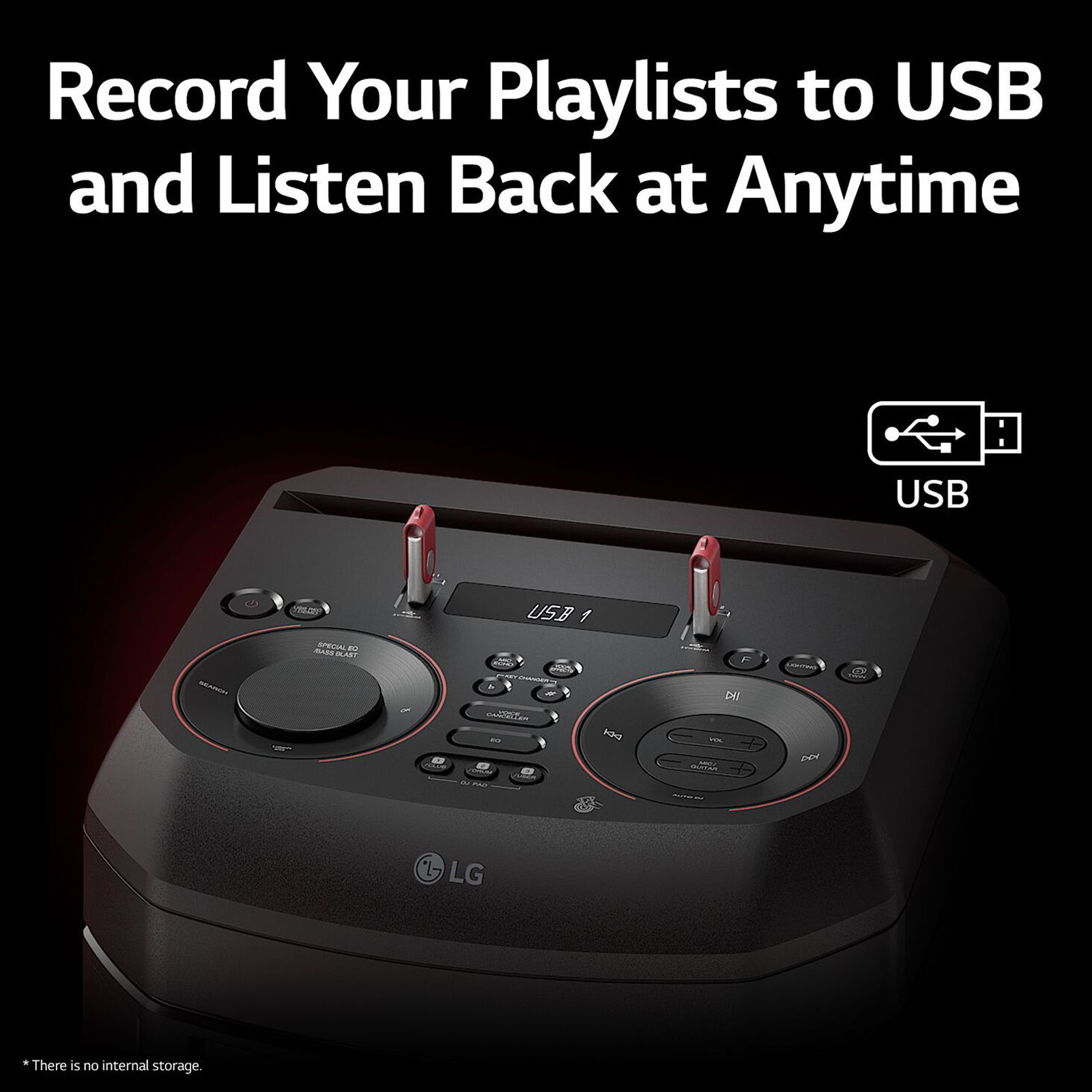 LG XBOOM RNC9 Bluetooth Party Speaker with Mic (Dolby Audio, Black) LG XBOOM RNC9 Bluetooth Party Speaker with Mic (Dolby Audio, Black)_11